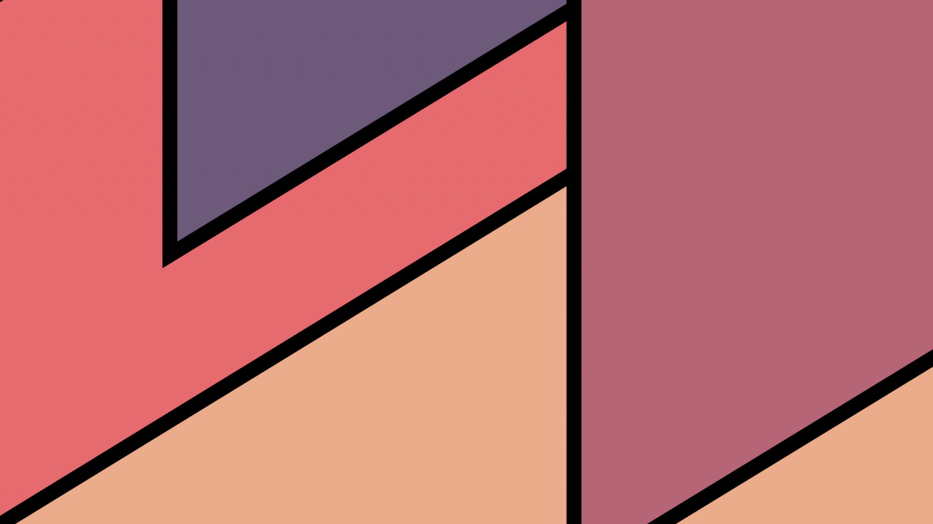 Обои треугольник, прямоугольник, материальное свойство, пурпурный цвет, параллель в разрешении 1920x1080