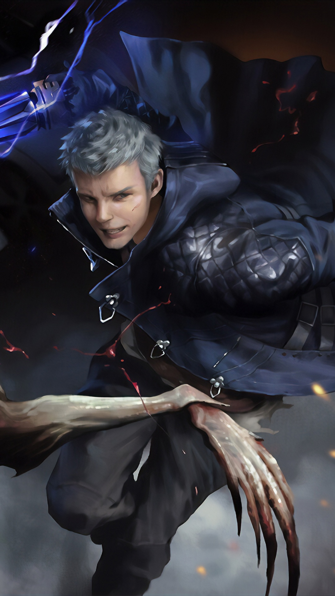 Обои компьютерная игра, Цифровой композитинг, приключенческая игра, темнота, иллюстрация в разрешении 1080x1920