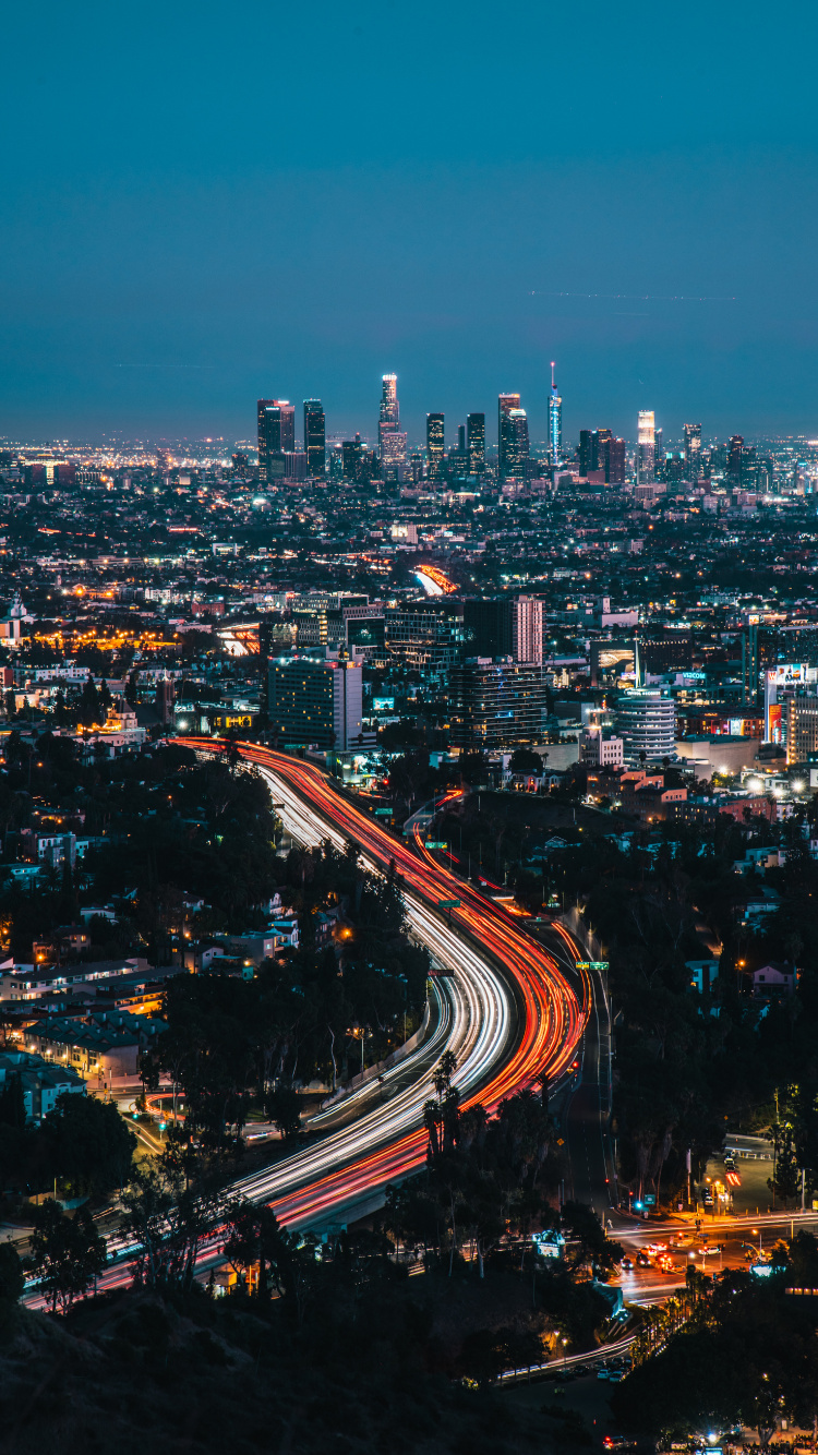 Обои городской пейзаж, городской район, город, метрополия, линия горизонта в разрешении 750x1334