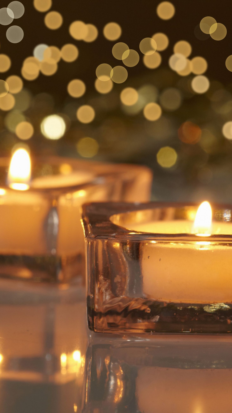 Обои свеча, освещение, свет, воск, свечи беспламенного в разрешении 750x1334