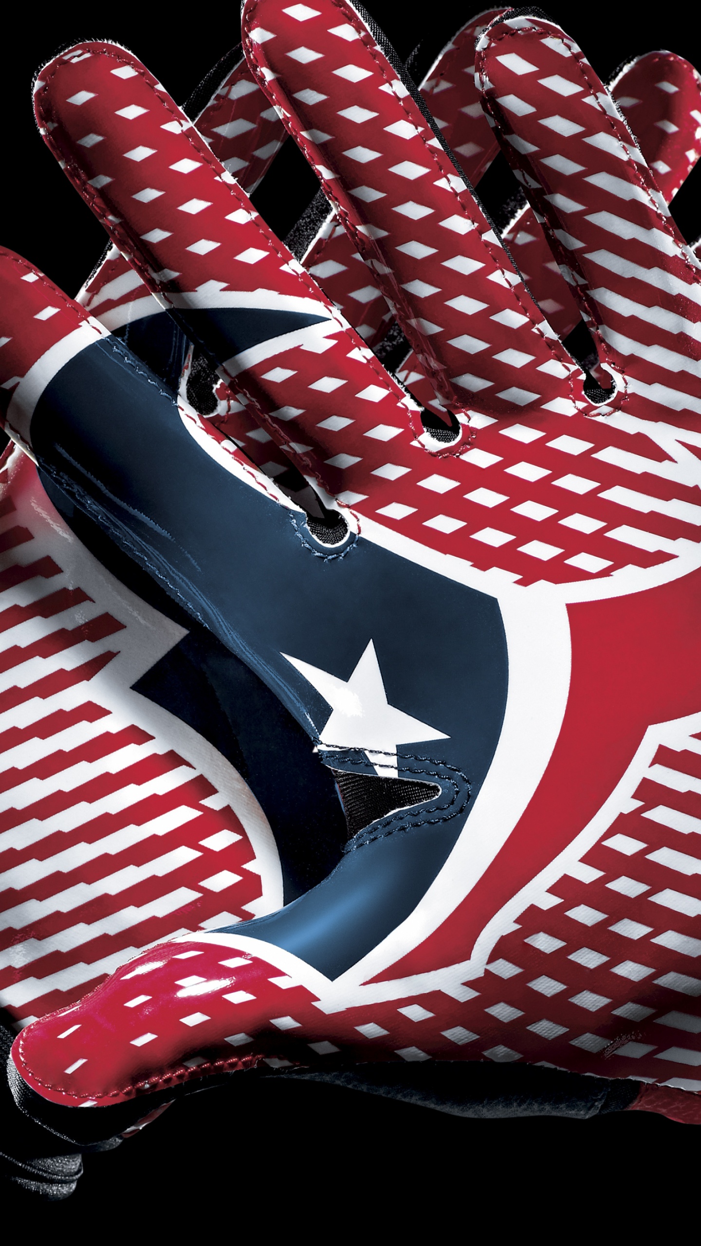 Обои Хьюстон техасцы, Лига, Буффало Билл, перчатка, флаг Соединенных Штатов в разрешении 1440x2560