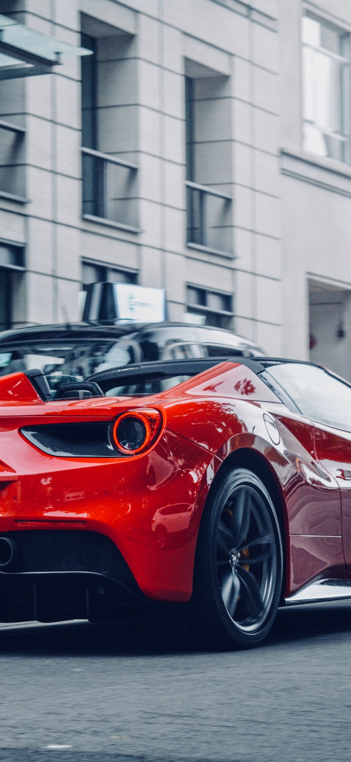 Обои гоночный автомобиль, легковые автомобили, Феррари 458, Феррари f430, колесо в разрешении 1125x2436