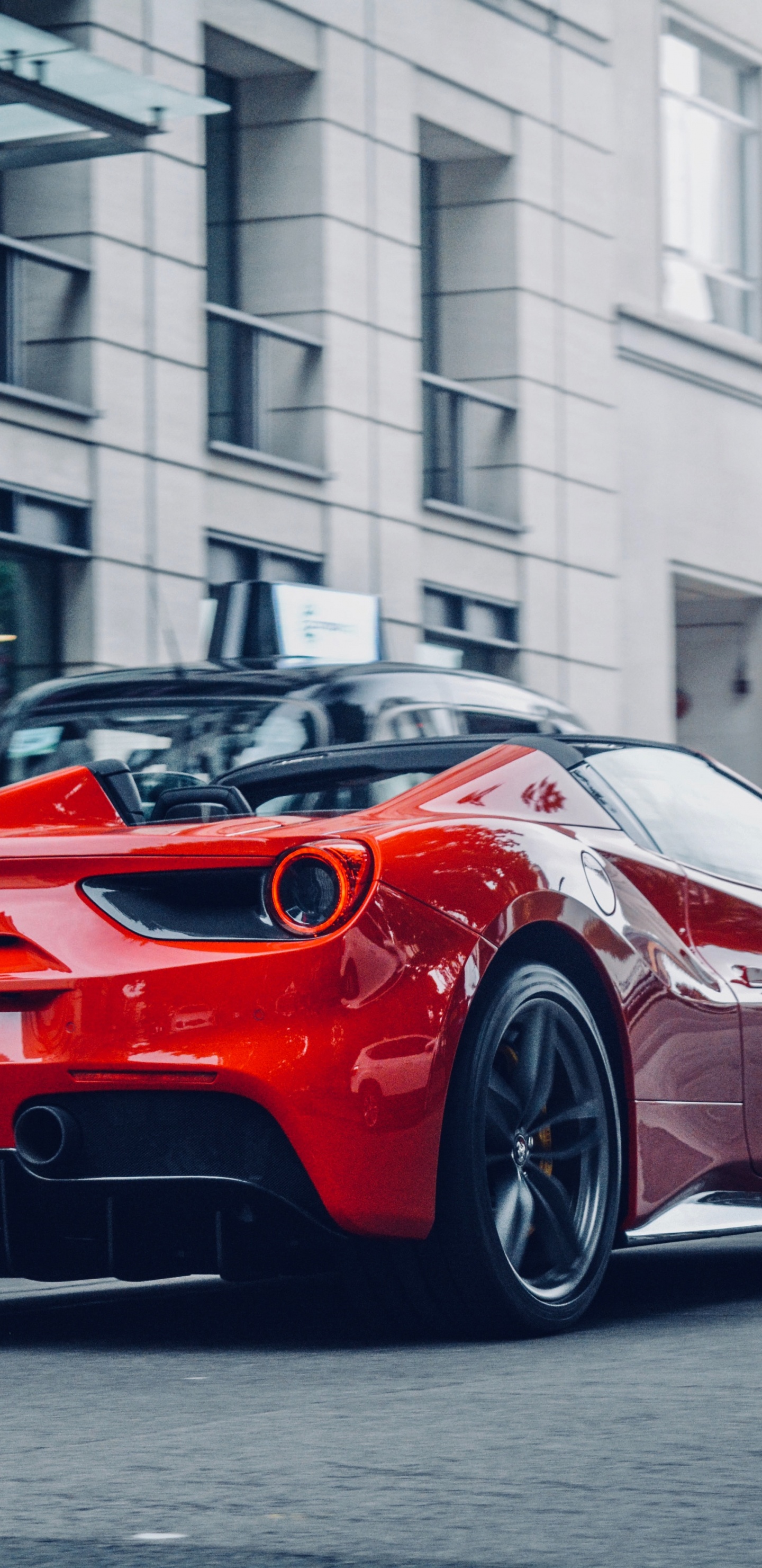 Обои гоночный автомобиль, легковые автомобили, Феррари 458, Феррари f430, колесо в разрешении 1440x2960