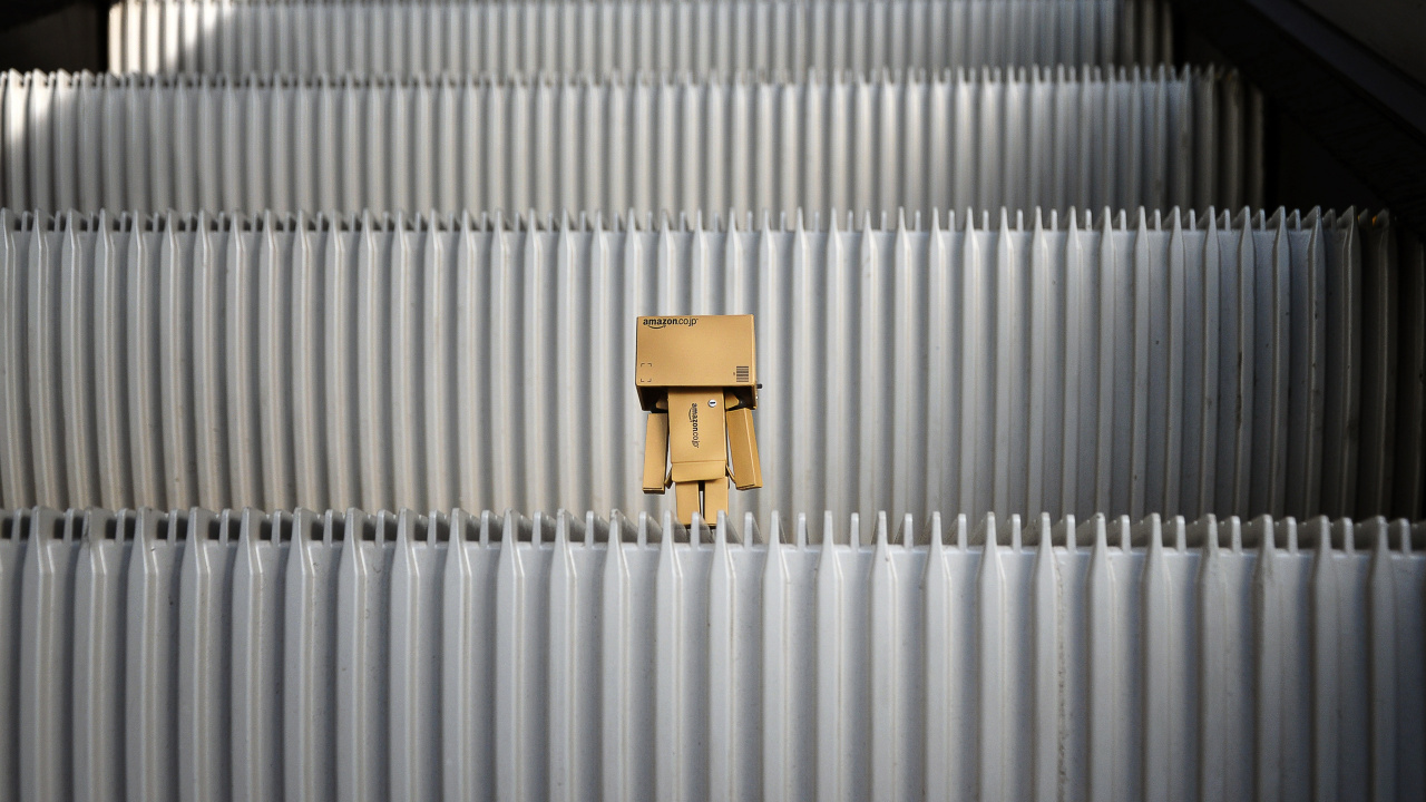 Обои danbo, металл, сталь, робот, amazoncom в разрешении 1280x720