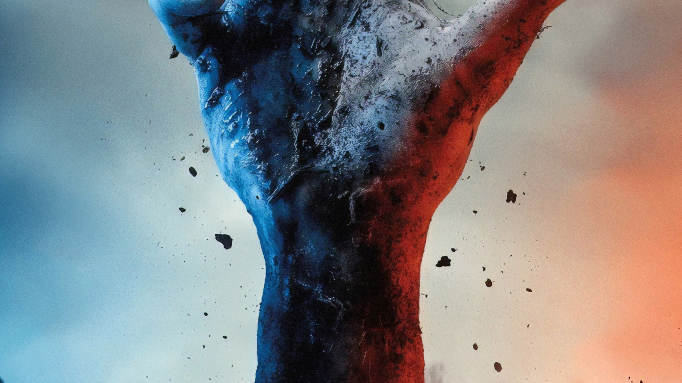 Обои постер фильма рука зомби, постер, зомби, комедия ужасов, мертвые не умирают постер в разрешении 1366x768