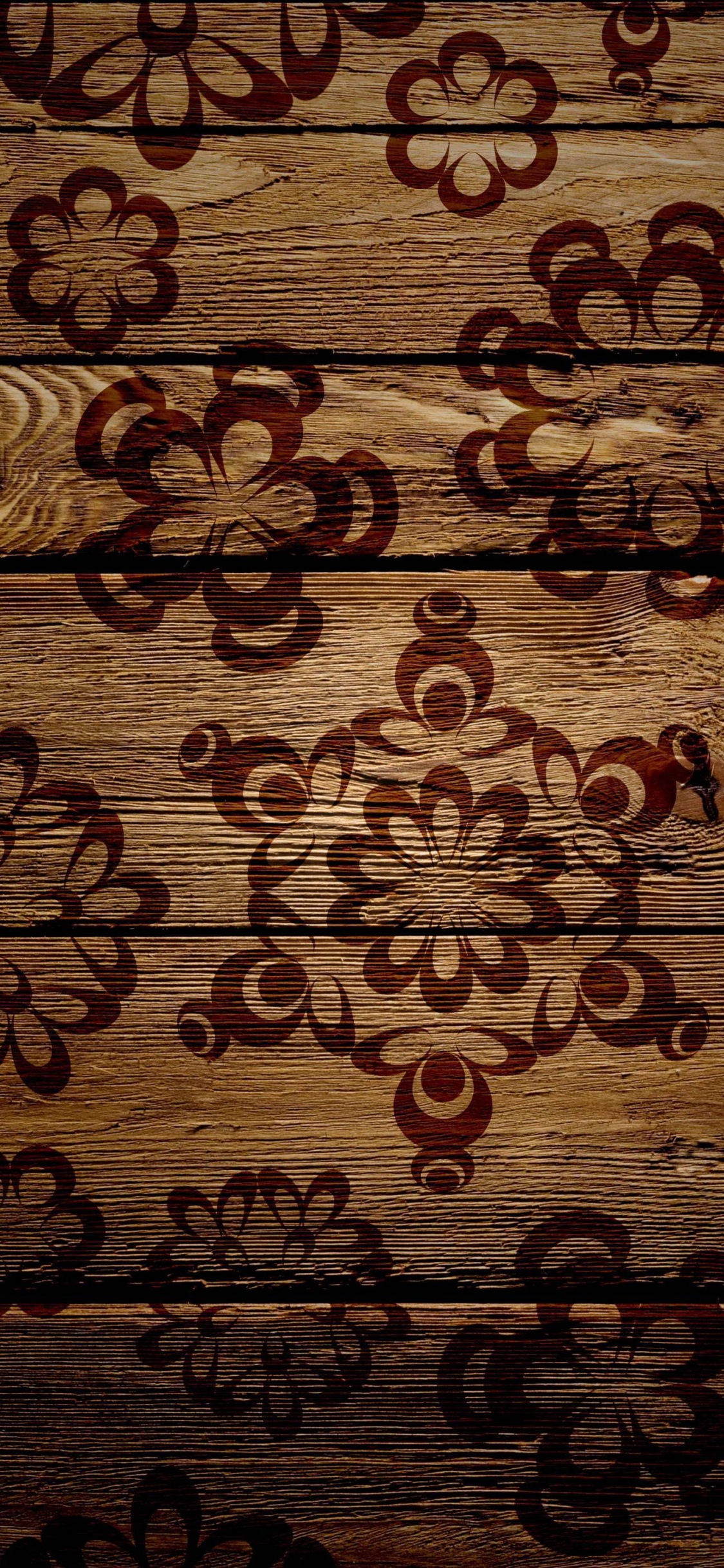 Обои древесина, узор, дизайн, арт, визуальное искусство в разрешении 1125x2436