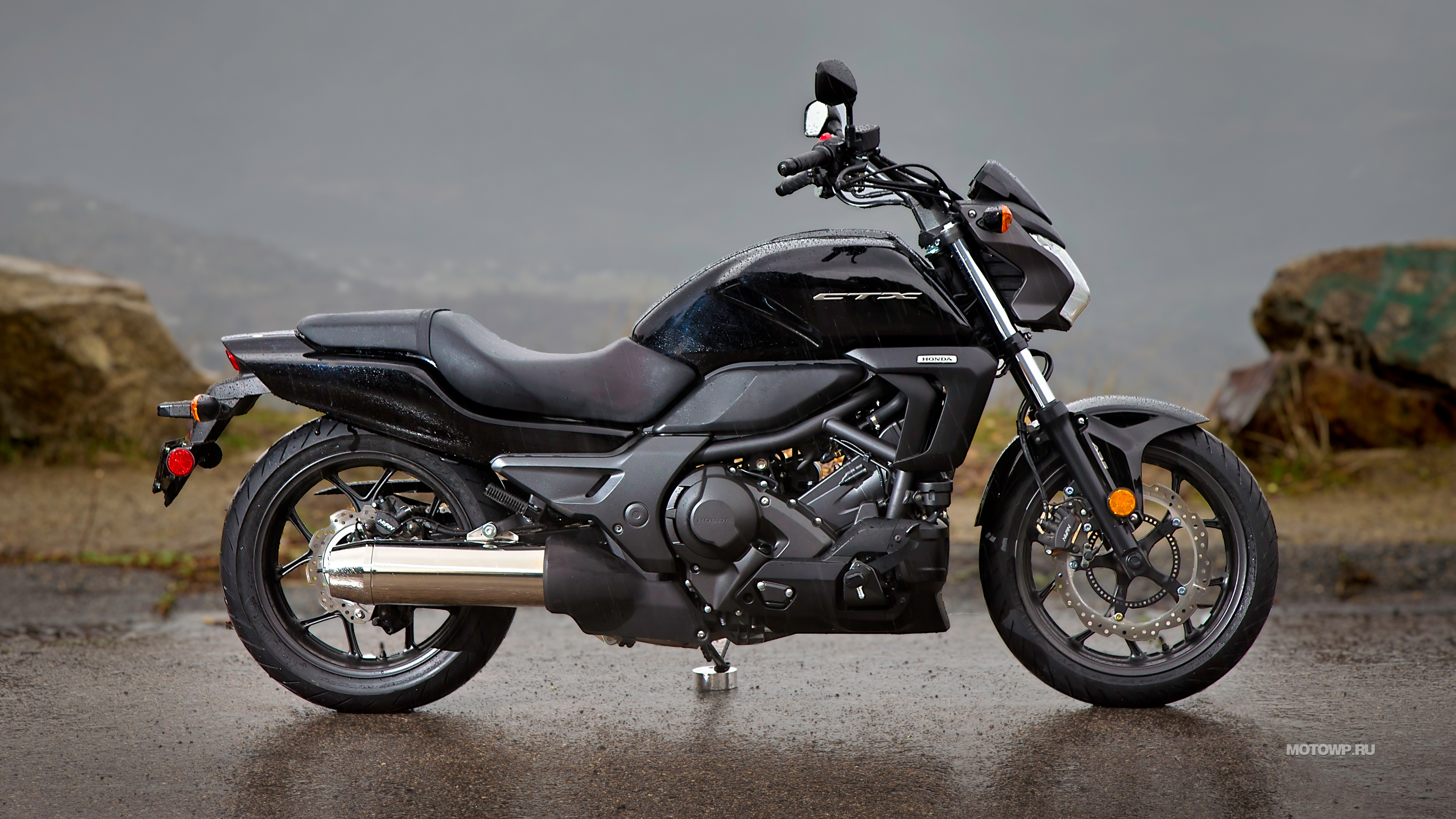 Обои мотоцикл, Honda Motor Company, авто, топливный бак, крейсер в разрешении 3840x2160