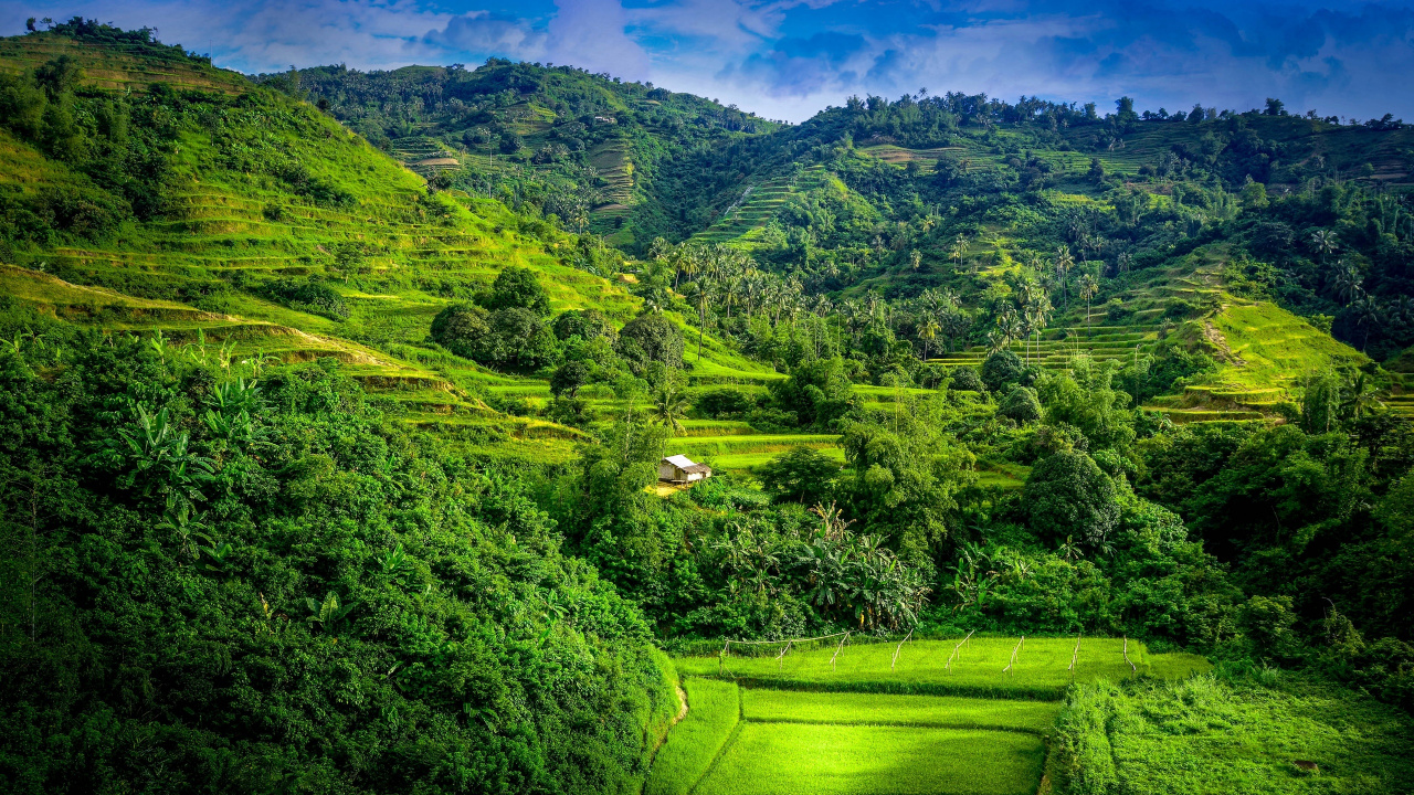 Обои пейзаж, природа, растительность, нагорье, горная станция в разрешении 1280x720