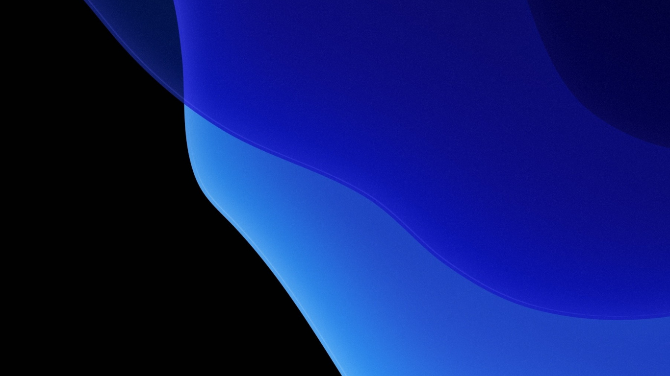 Обои ios, лазурный, электрик, склон, узор в разрешении 1366x768