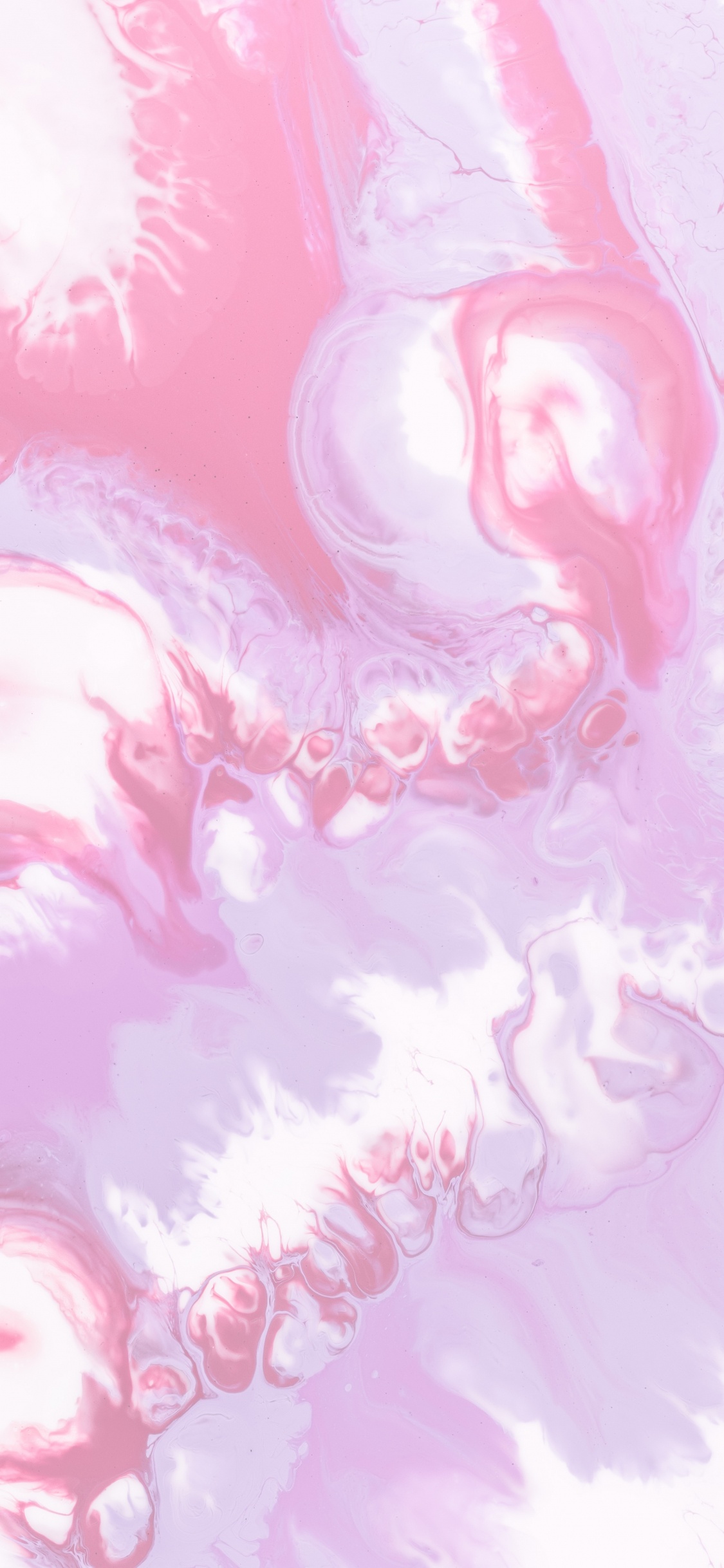 Обои розовый, лепесток, дизайн, иллюстрация, пурпурный цвет в разрешении 1125x2436