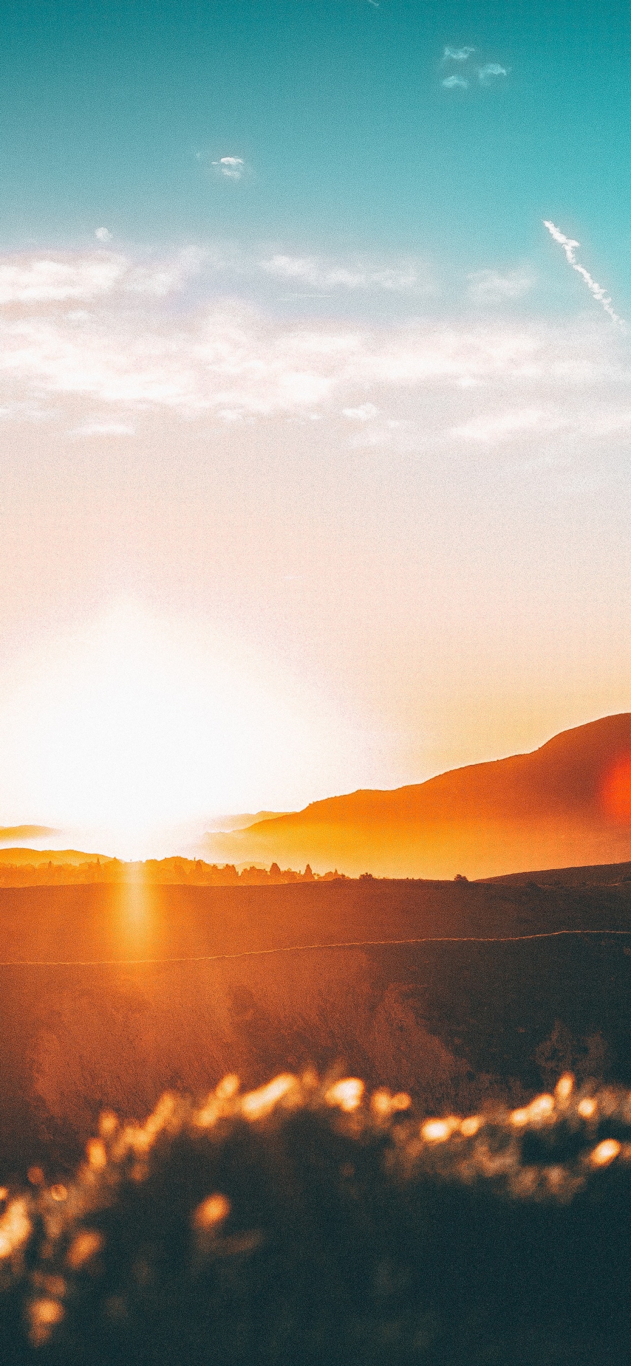Обои свободный закат, закат, восход солнца, облако, атмосфера в разрешении 1242x2688