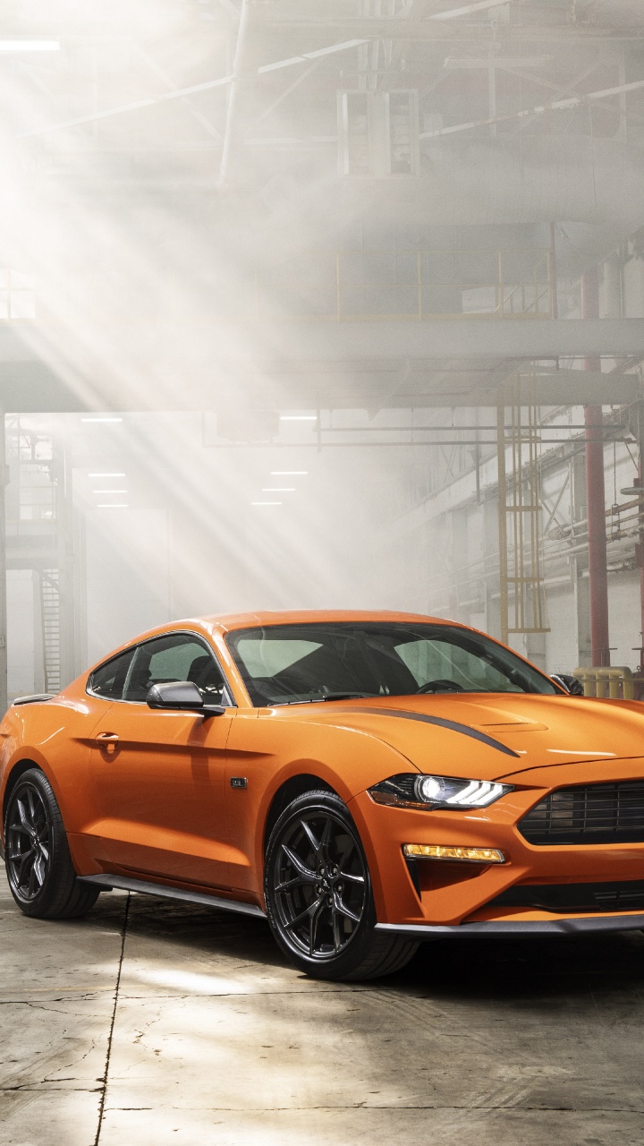 Обои ford, обод, желтый, Форд Фокус РС, мускул кар в разрешении 720x1280