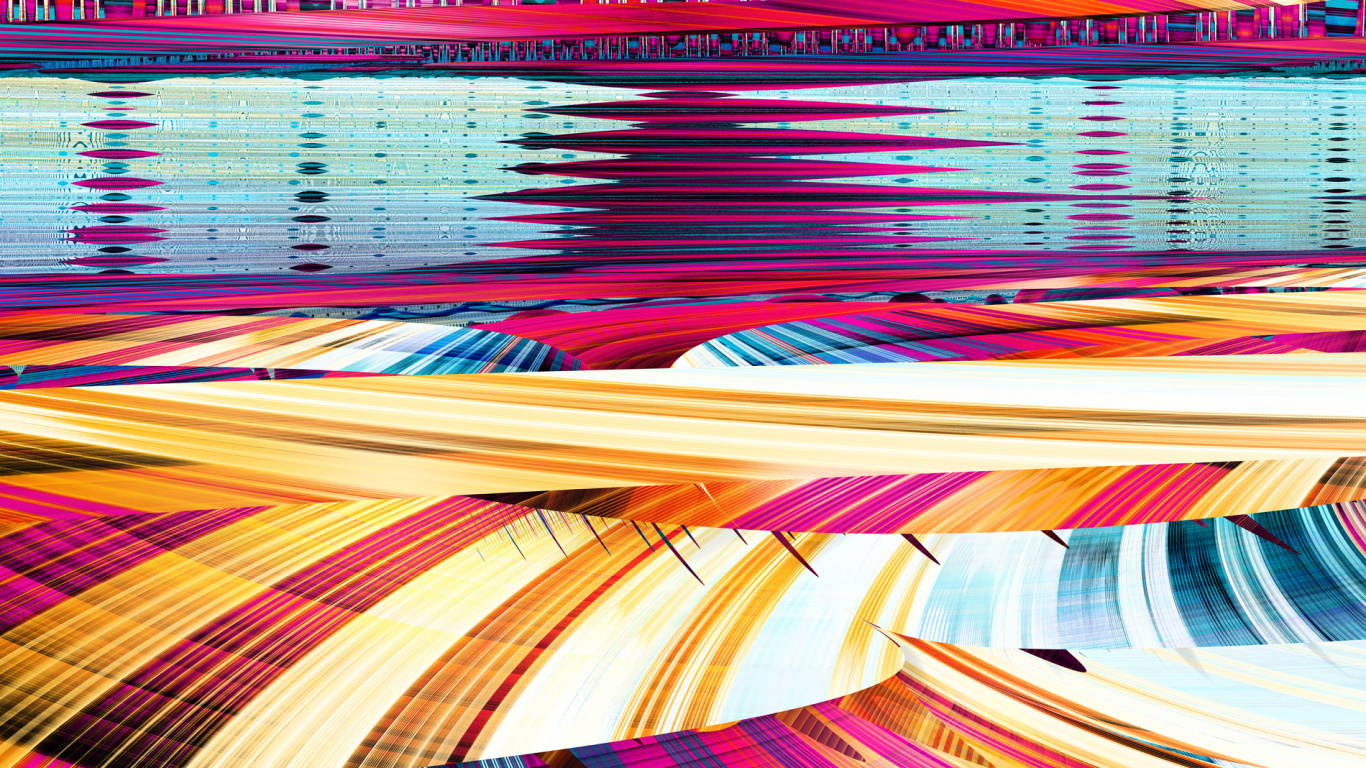 Обои вода, текстура, линия, узор, красочность в разрешении 1366x768