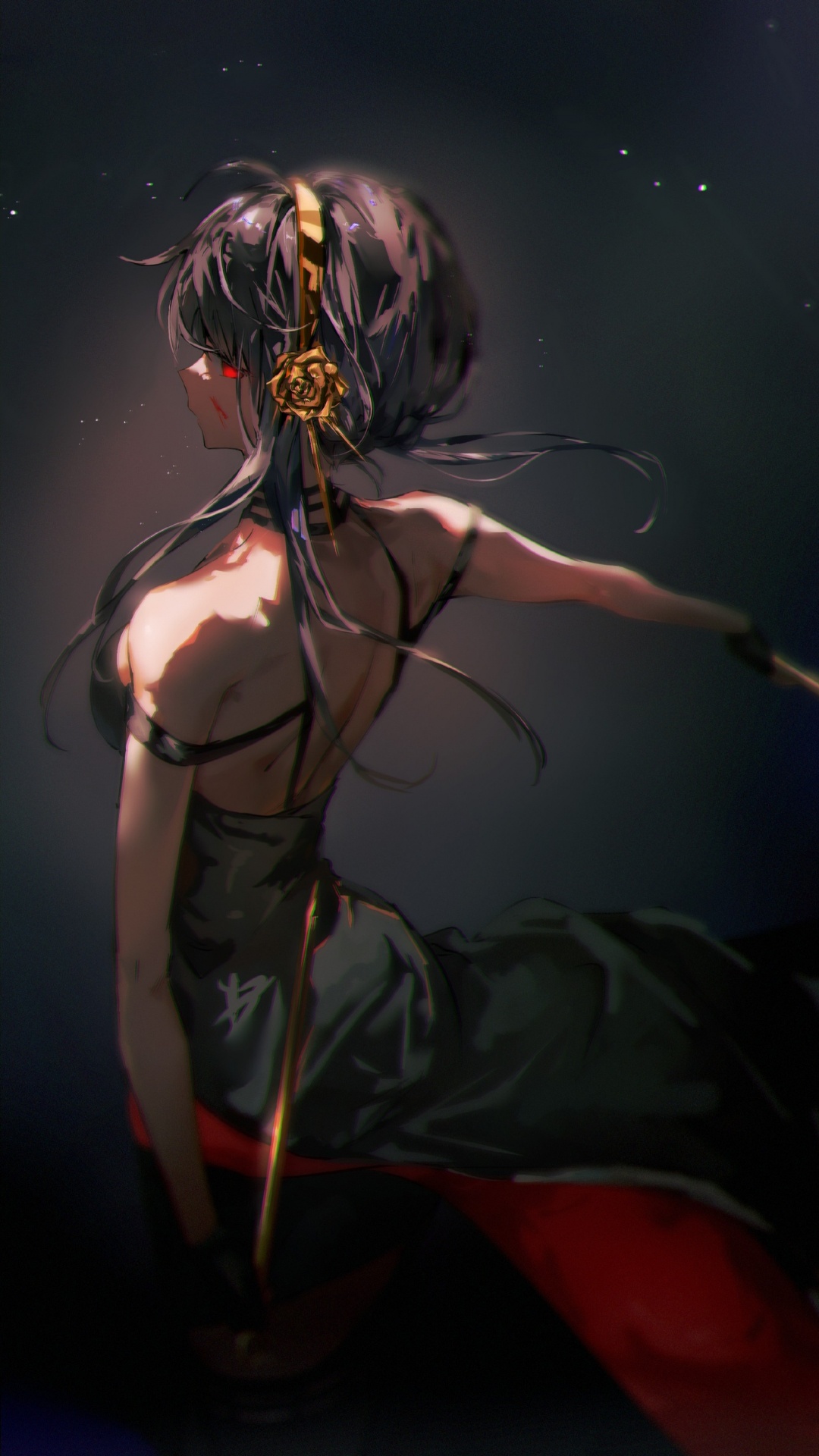 Обои темнота, твоя кузница, мультик, фан арт, преуспевающий в разрешении 1080x1920