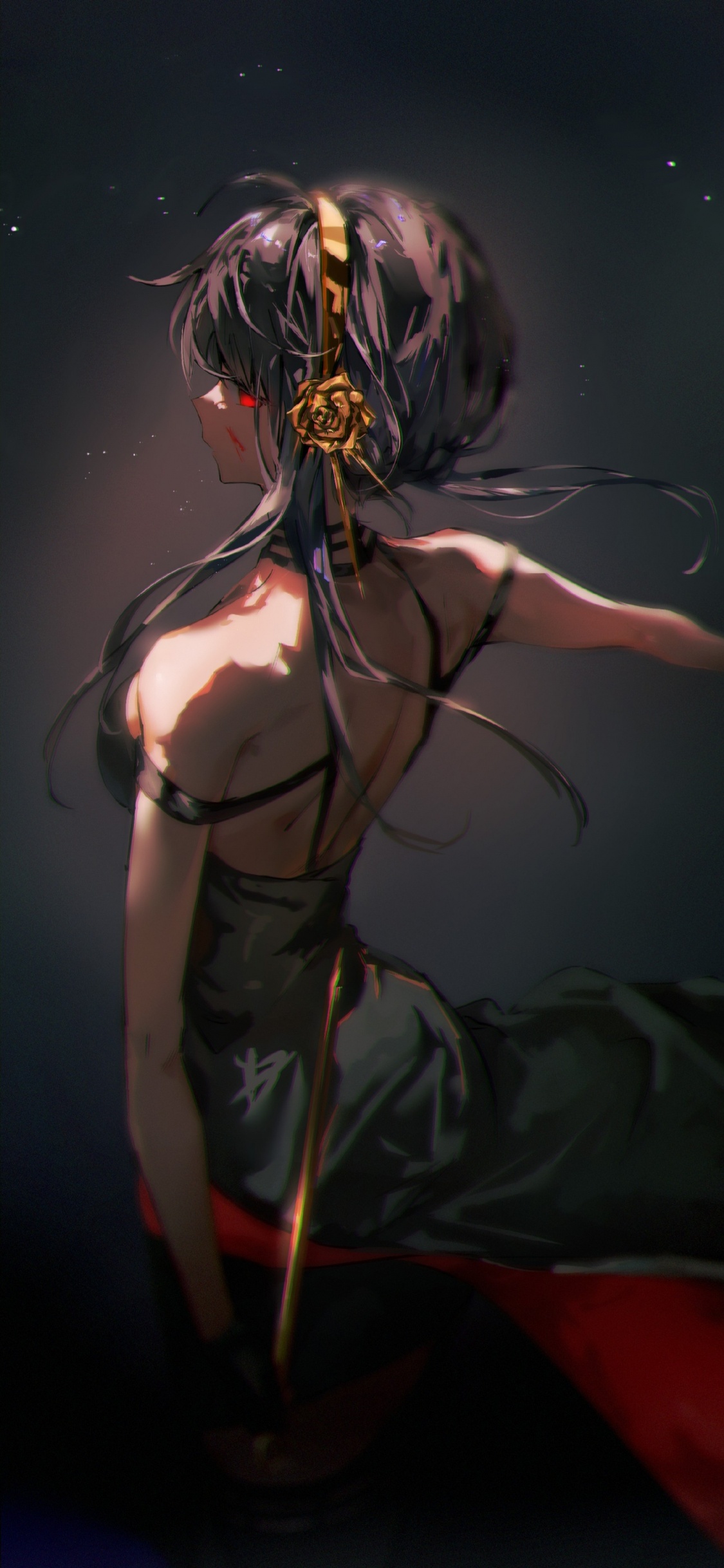 Обои темнота, твоя кузница, мультик, фан арт, преуспевающий в разрешении 1125x2436