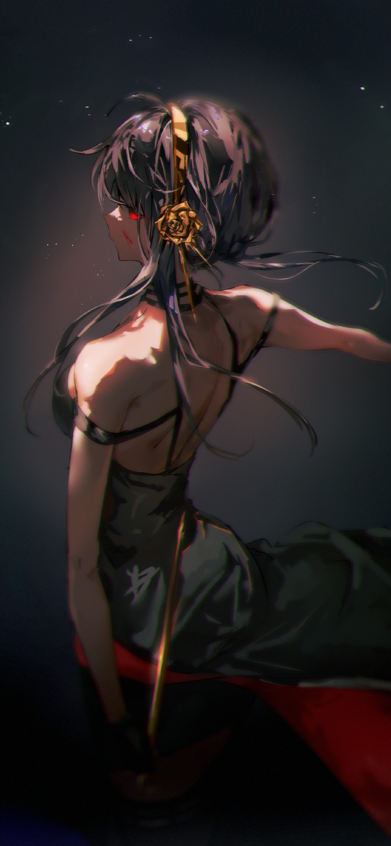 Обои темнота, твоя кузница, мультик, фан арт, преуспевающий в разрешении 1242x2688