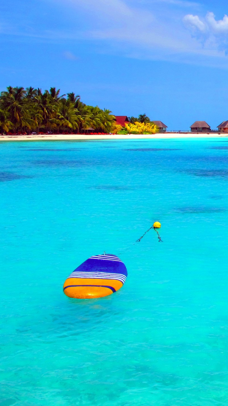 Обои море, Лагуна, Аква, океан, Карибский бассейн в разрешении 750x1334