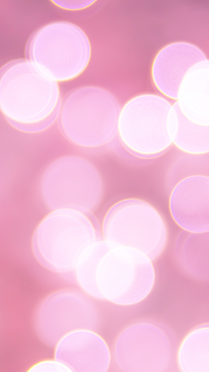 Обои боке, розовый, свет, пурпур, освещение в разрешении 720x1280