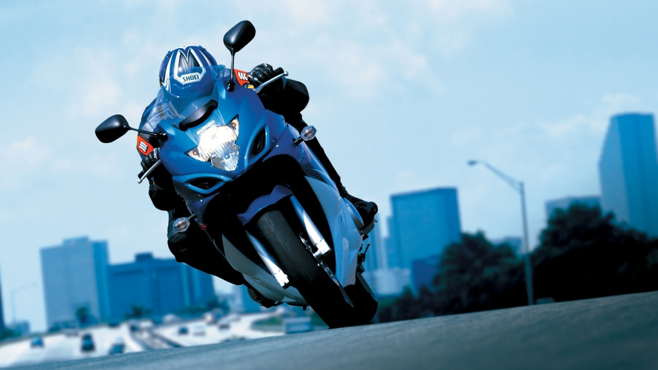 Обои мотоцикл, гонки на мотоциклах, гоночный, гоночный велосипед, велосипед в разрешении 1280x720