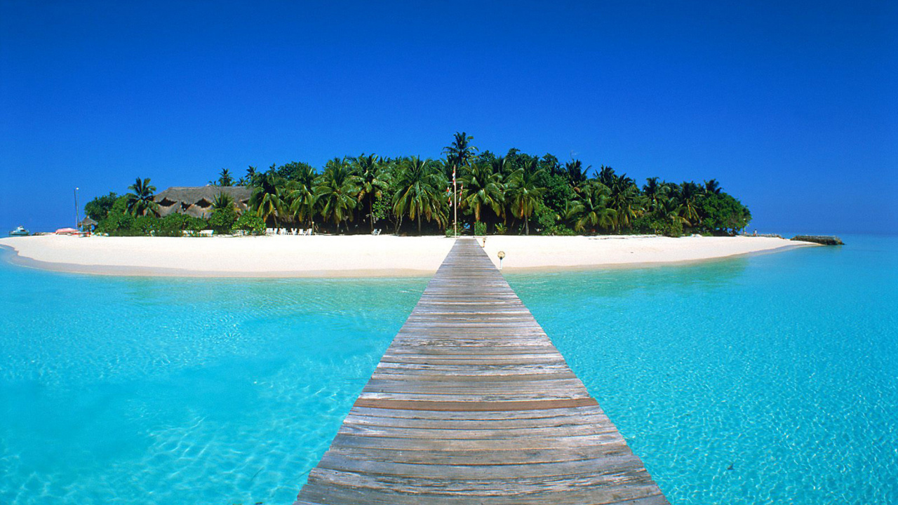 Обои мир, местоположение, Остров, море, тропическая зона в разрешении 1280x720