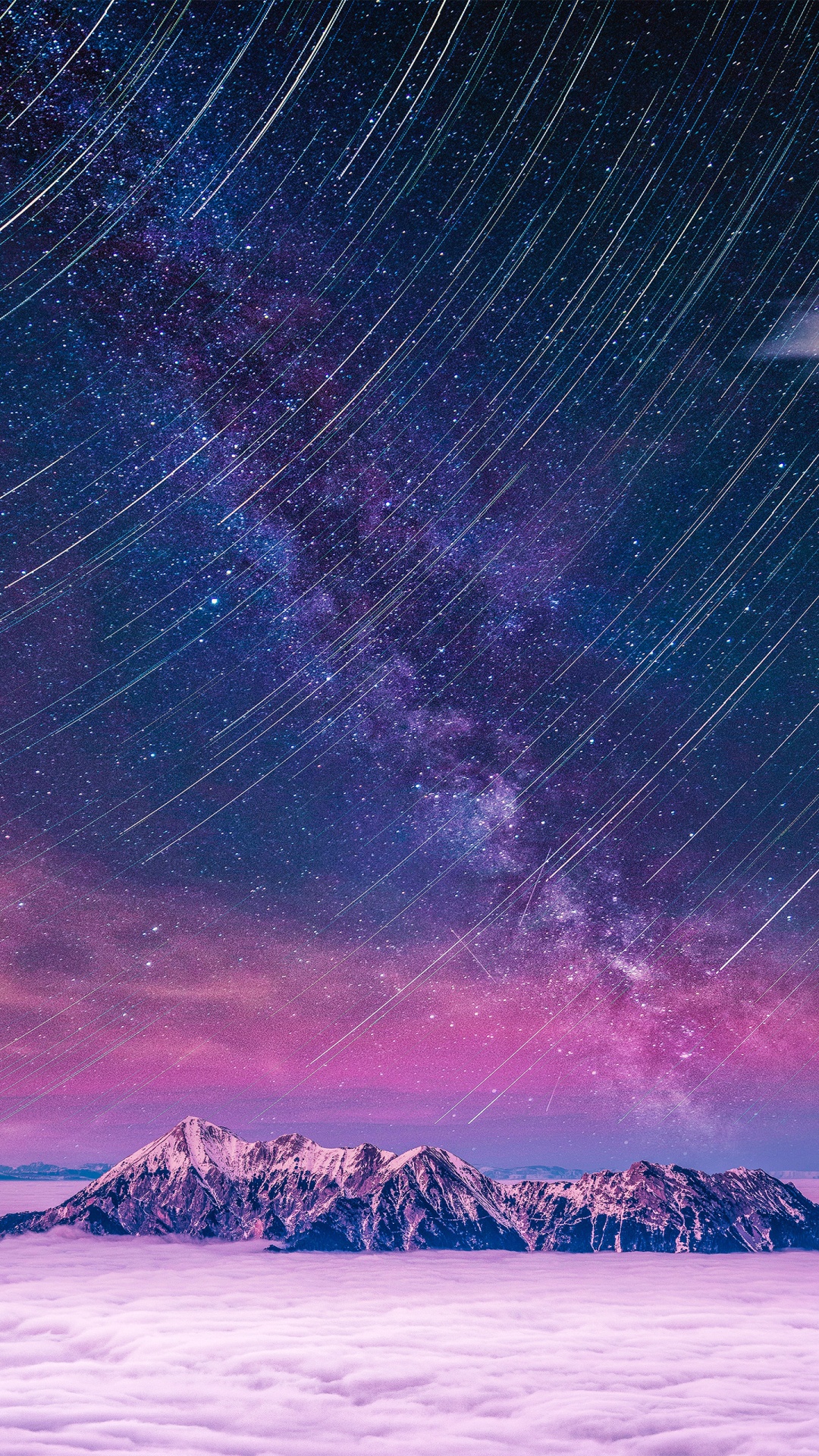 Обои атмосфера, природа, пурпур, окружающая среда, природный ландшафт в разрешении 1080x1920