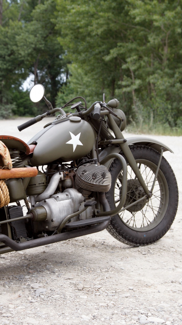 Обои мотоцикл, Indian, крейсер, велосипед, коляска в разрешении 720x1280