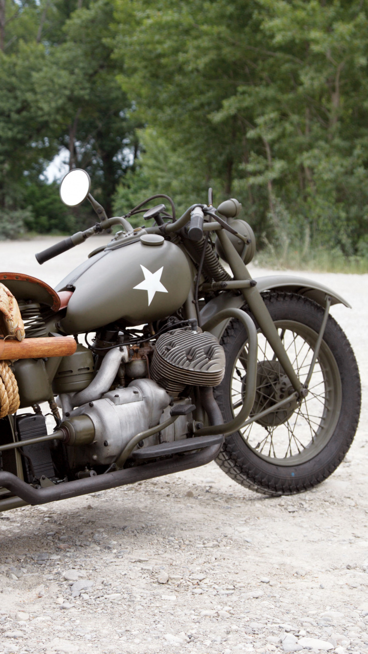 Обои мотоцикл, Indian, крейсер, велосипед, коляска в разрешении 750x1334