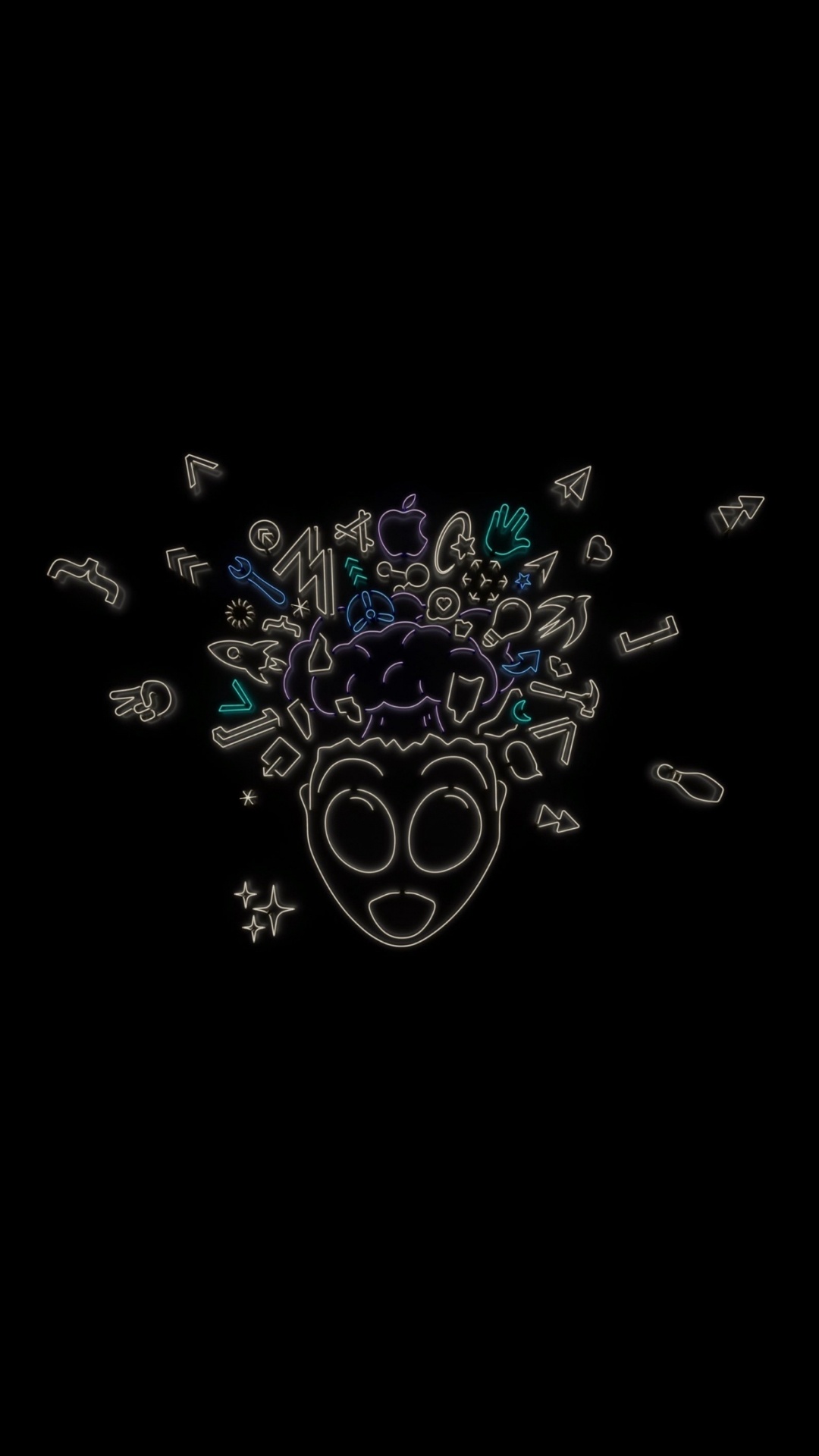 Обои apple, iPhone, WWDC 2019, яблоко, iOS 13 в разрешении 1080x1920