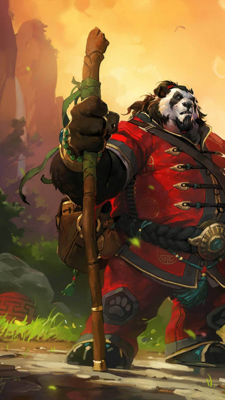 Обои компьютерная игра, игры, военачальник, авантюра, world of warcraft в разрешении 750x1334