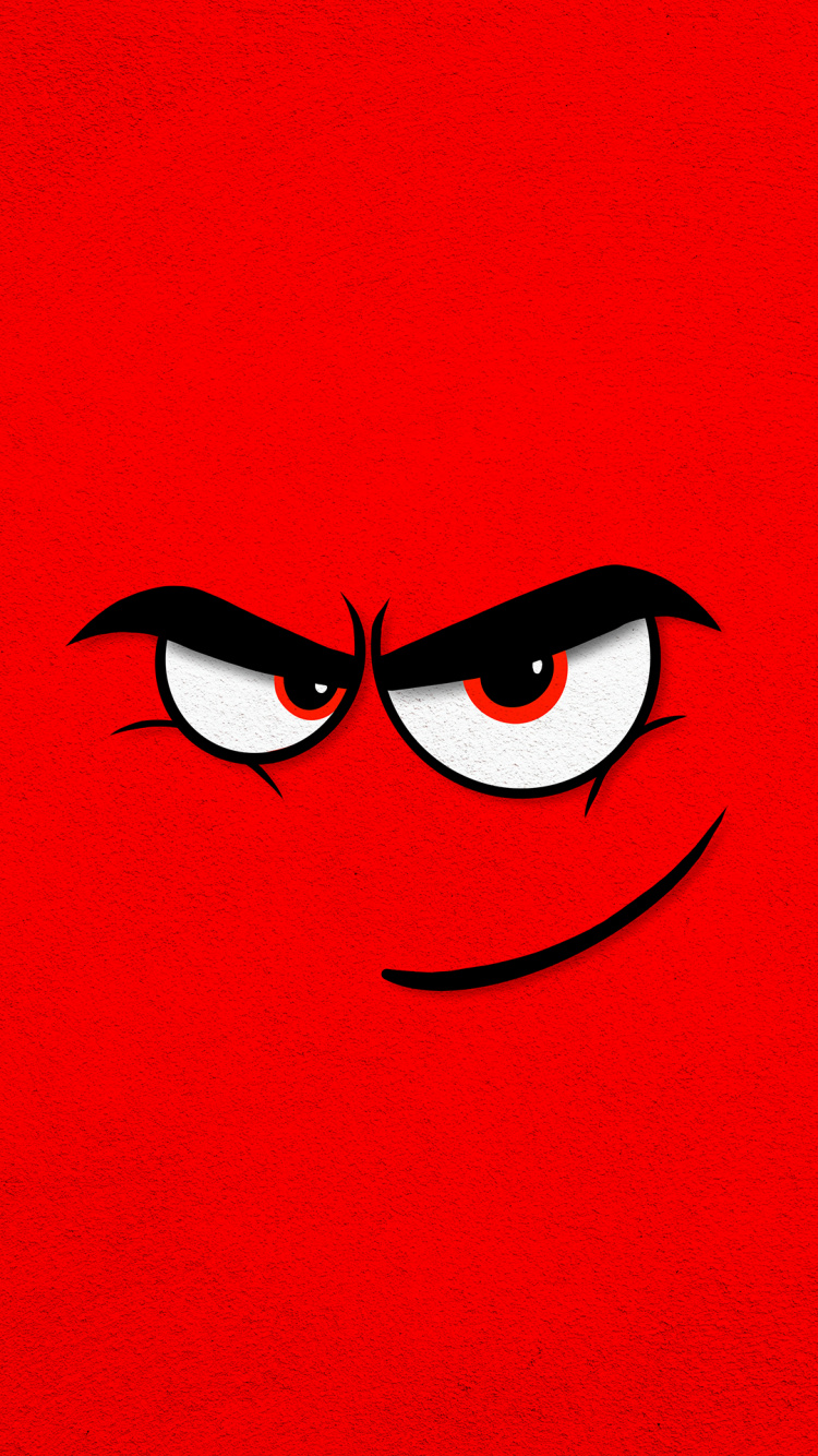 Обои мультфильм, голова, улыбка, глаз, бровь в разрешении 750x1334