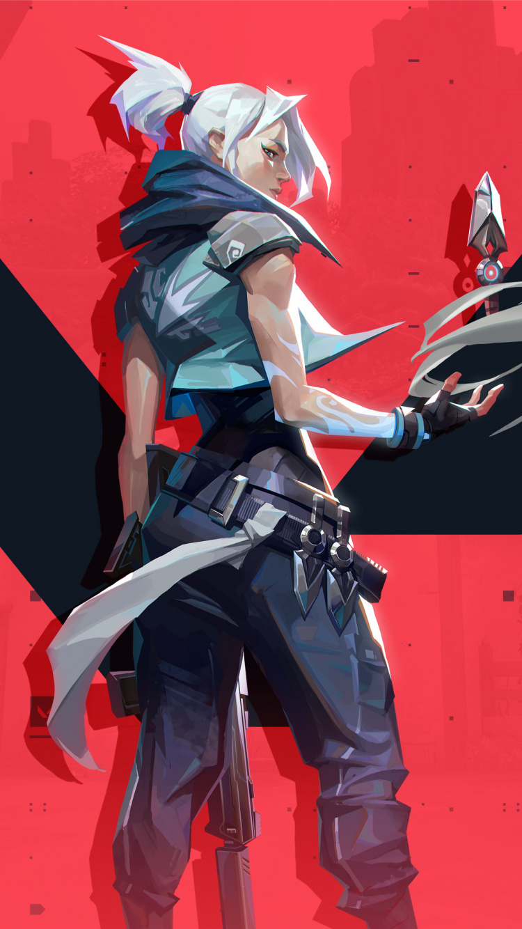 Обои VALORANT, riot games, арт, кармин, событие в разрешении 750x1334