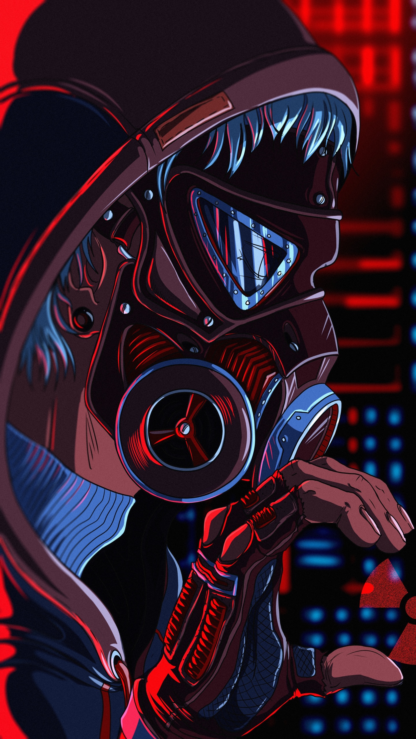 Обои иллюстрация, социальные сети, мультик, мультфильм, арт в разрешении 1440x2560