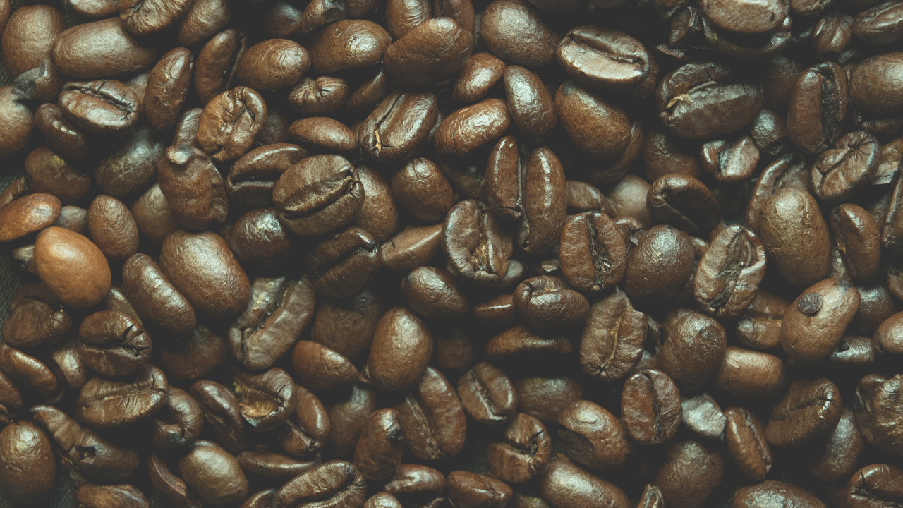 Обои кофейное зерно, кофе, арабский кофе, кофеин, Мешок кофе в разрешении 1280x720