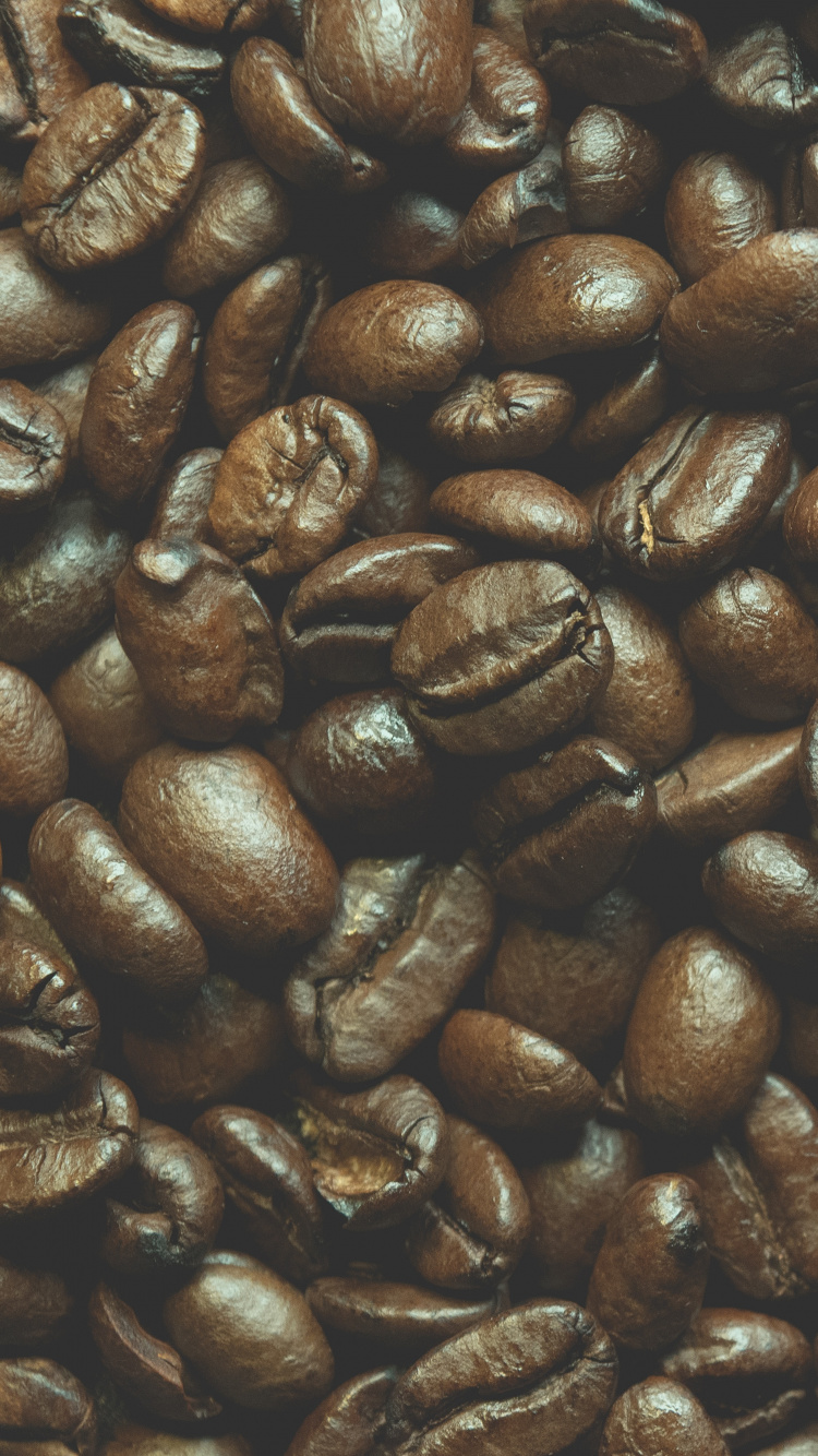 Обои кофейное зерно, кофе, арабский кофе, кофеин, Мешок кофе в разрешении 750x1334
