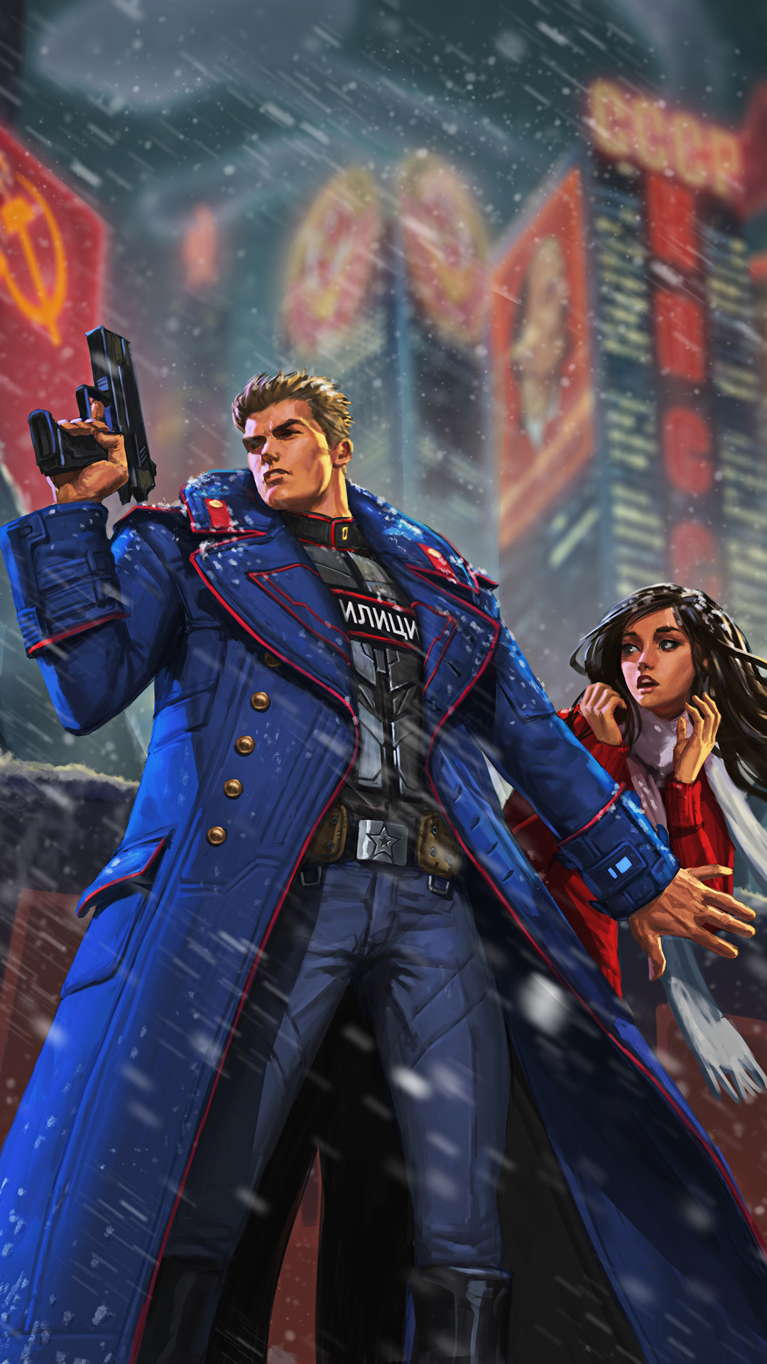 Обои советский киберпанк, Киберпанк 2077, Киберпанк, одежда, пурпур в разрешении 1080x1920