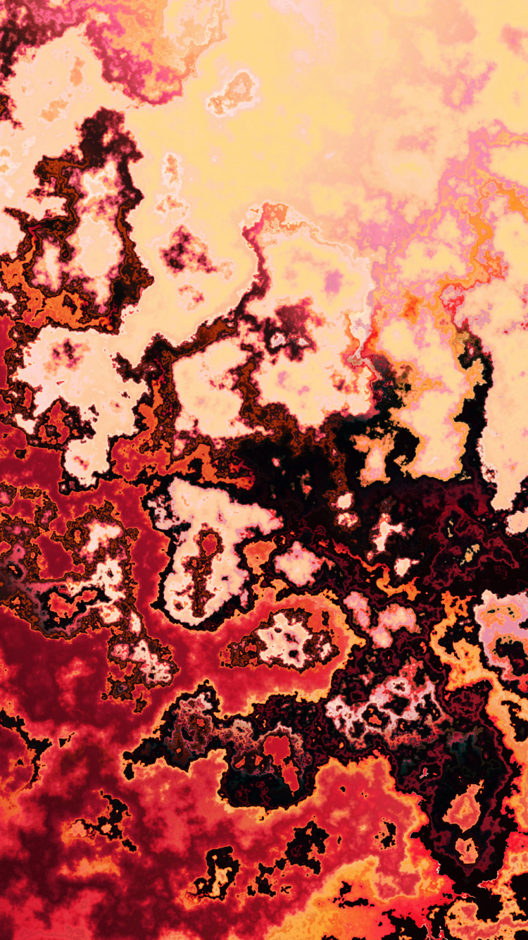 Обои лист, наука, красочность, арт, материальное свойство в разрешении 750x1334