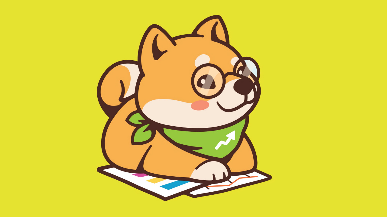 Обои мультфильм, зеленый, желтый, иллюстрация, картинка в разрешении 1280x720