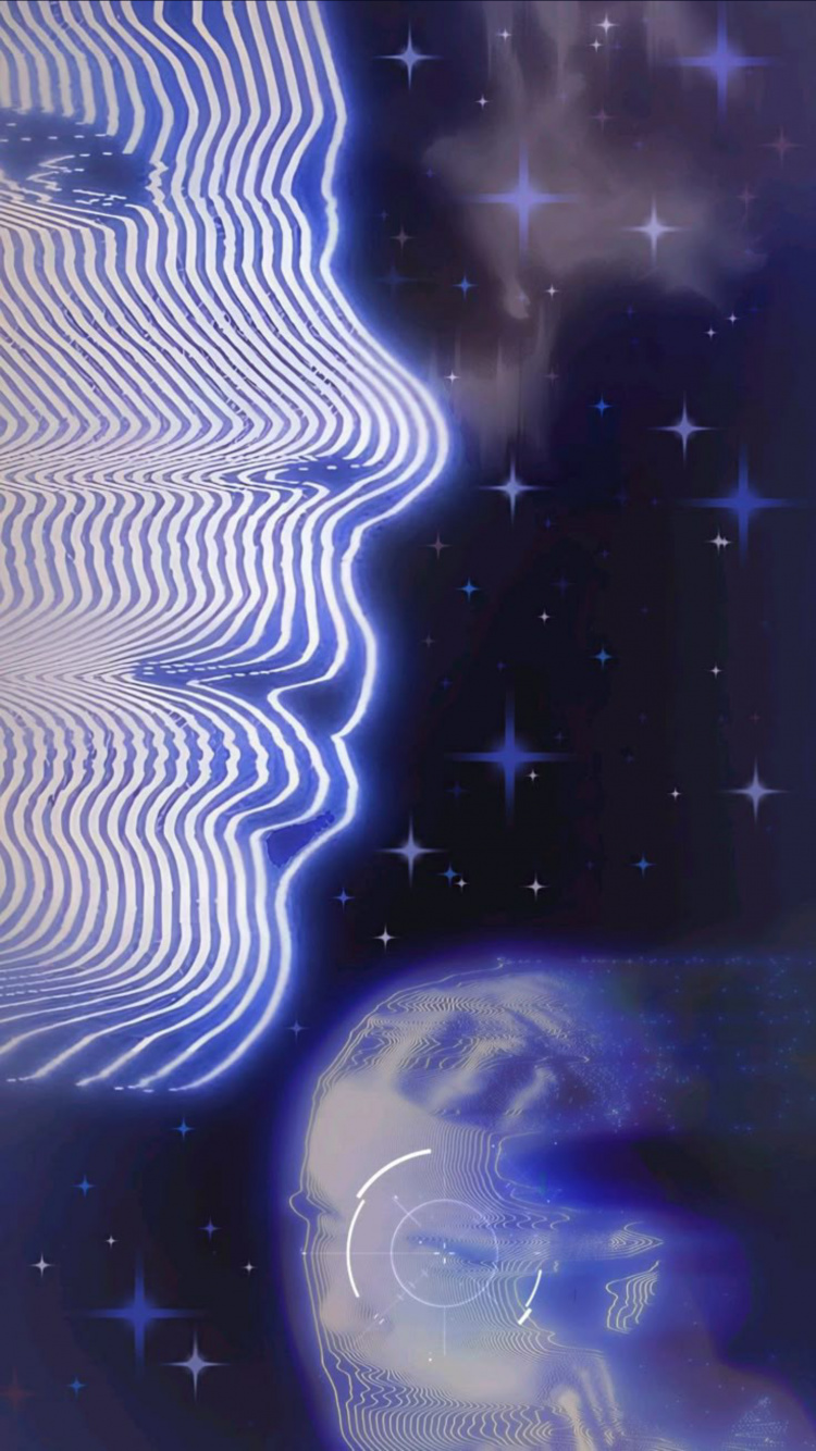 Обои свет, арт, эстетика, иллюстрация, идея в разрешении 750x1334