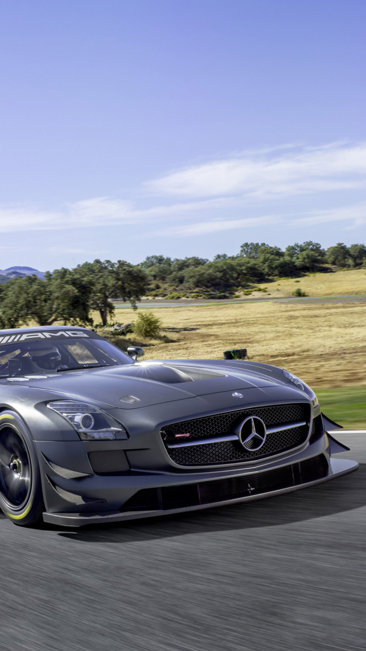 Обои Mercedes-Benz SLS AMG GT3, авто, спорткар, Мерседес слс АМГ цена, mercedes benz в разрешении 750x1334