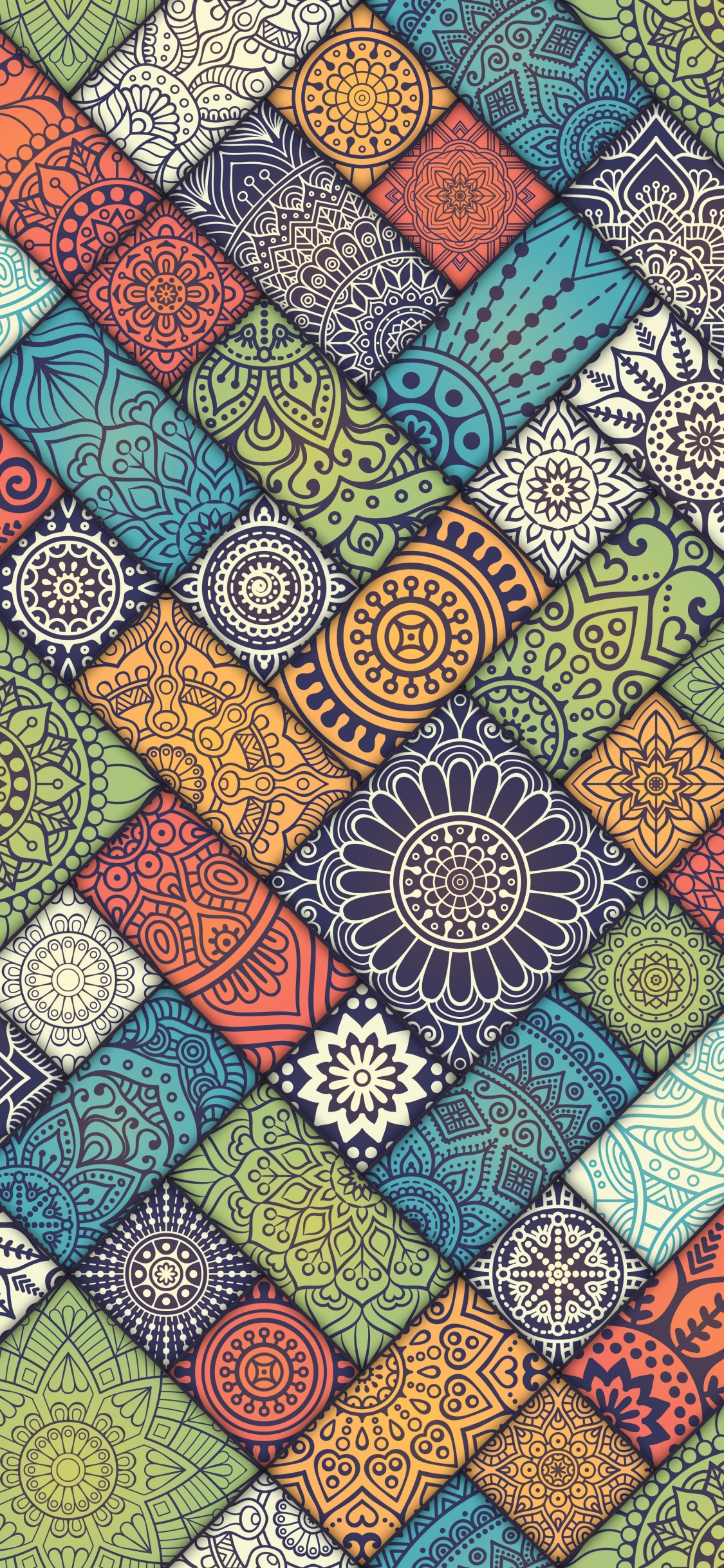 Обои мандала шаблон, мандал, дизайн, узор, векторная графика в разрешении 1125x2436