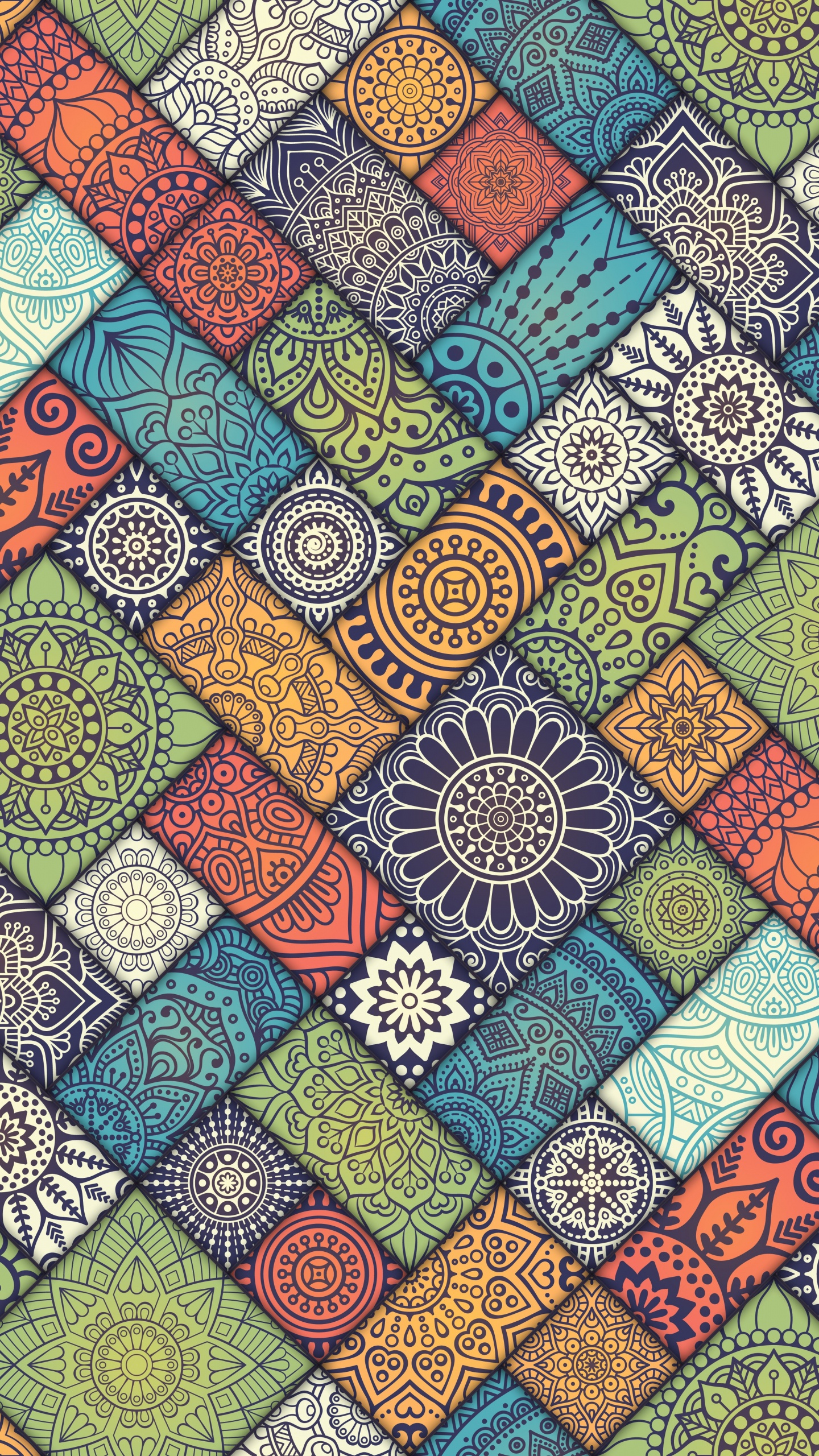 Обои мандала шаблон, мандал, дизайн, узор, векторная графика в разрешении 1440x2560