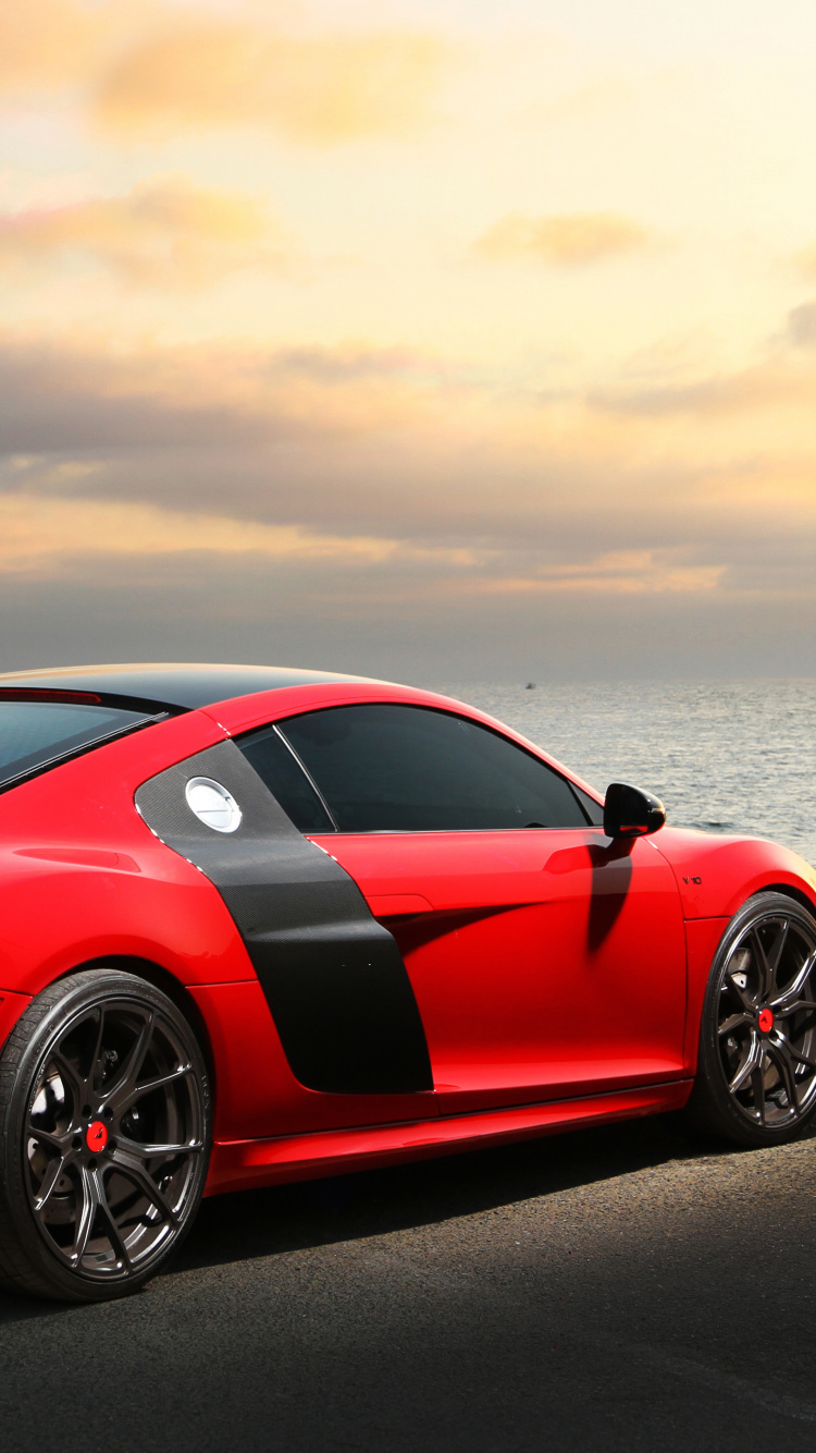 Обои авто, audi, audi r8, спорткар, мощные машины в разрешении 750x1334