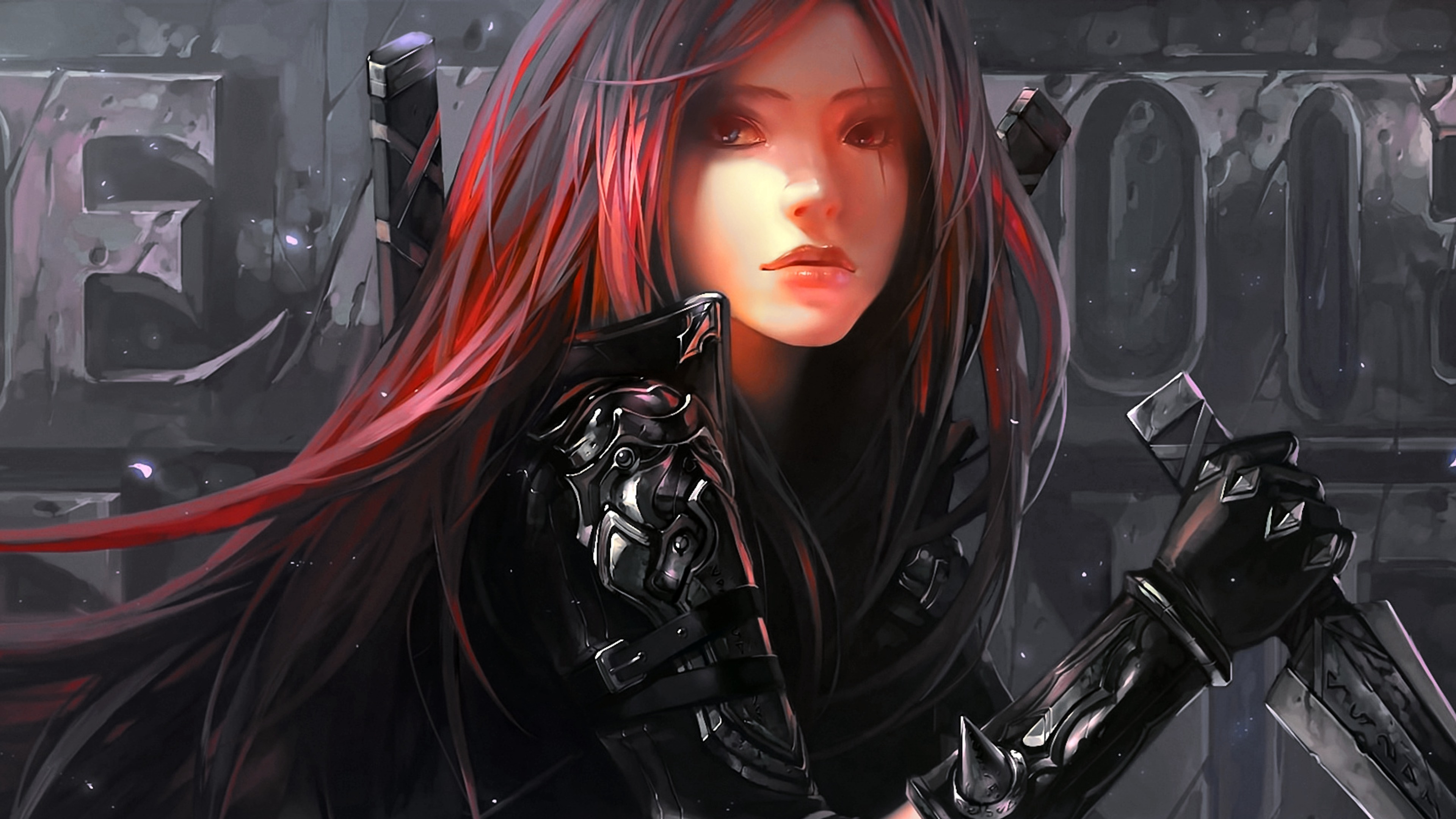 Обои Лига легенд, субкультуры, латекс, латекс одежда, трюмная вода в разрешении 3840x2160