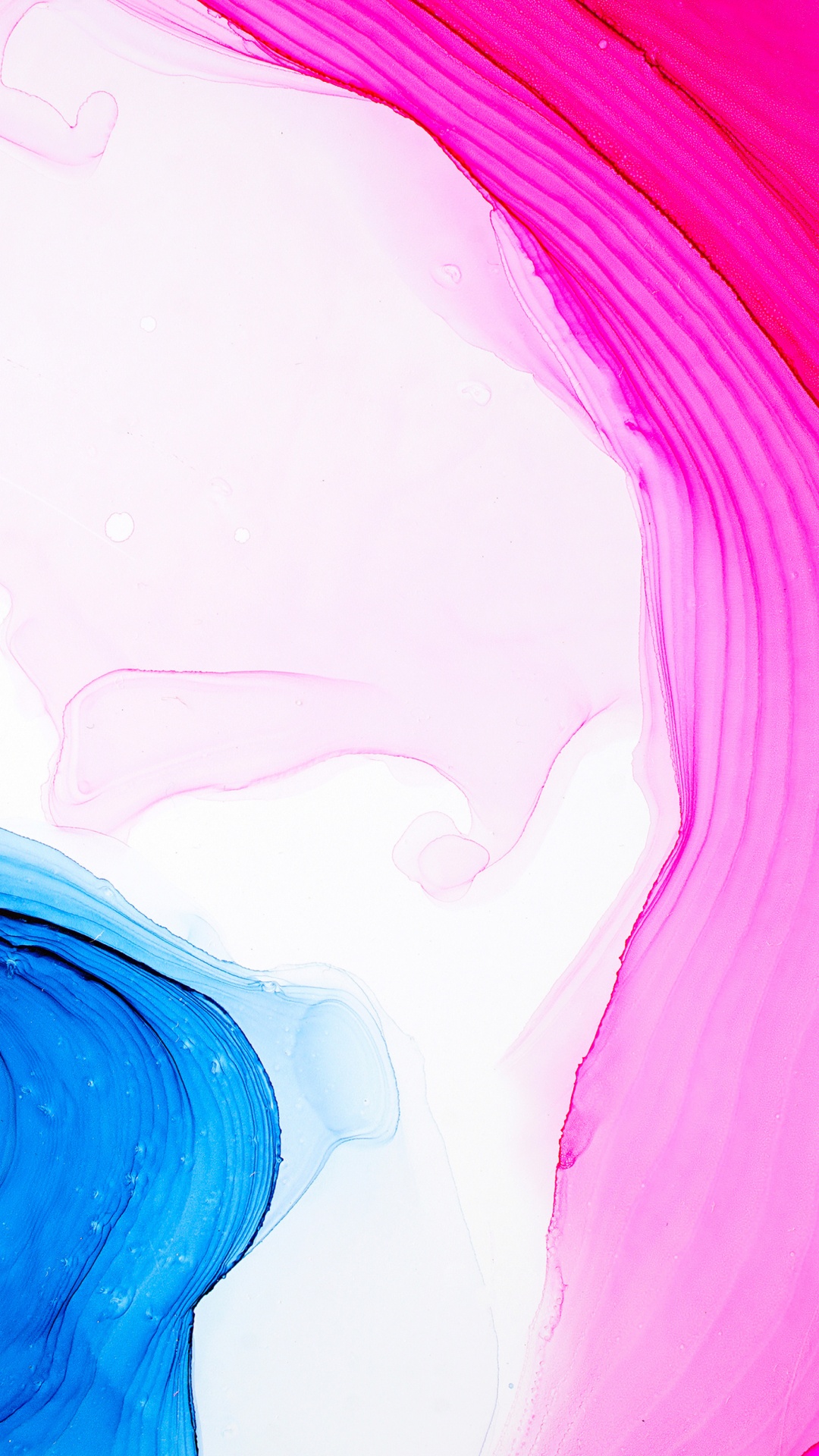 Обои акварельные краски, пурпур, жест, Фиолетовый, розовый в разрешении 1080x1920