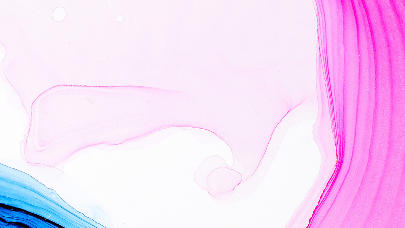 Обои акварельные краски, пурпур, жест, Фиолетовый, розовый в разрешении 1366x768