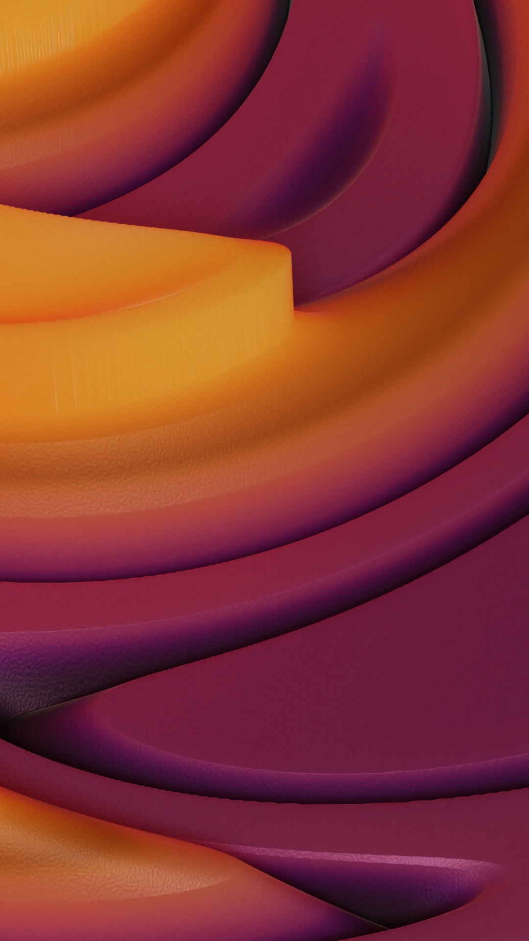 Обои Фиолетовый, сотовый телефон, круг, Апельсин, арт в разрешении 1080x1920