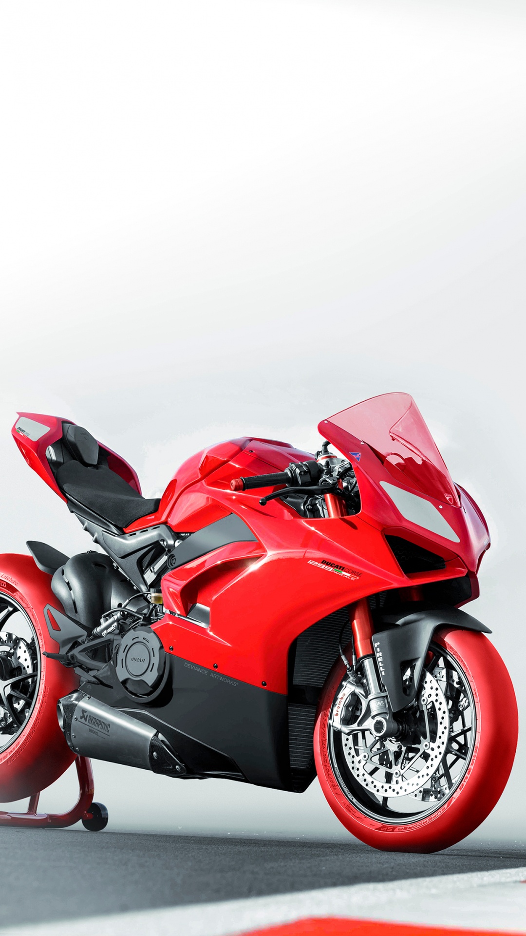 Обои дукати 1299, ducati, дукати 1199, мотоцикл, красный цвет в разрешении 1080x1920