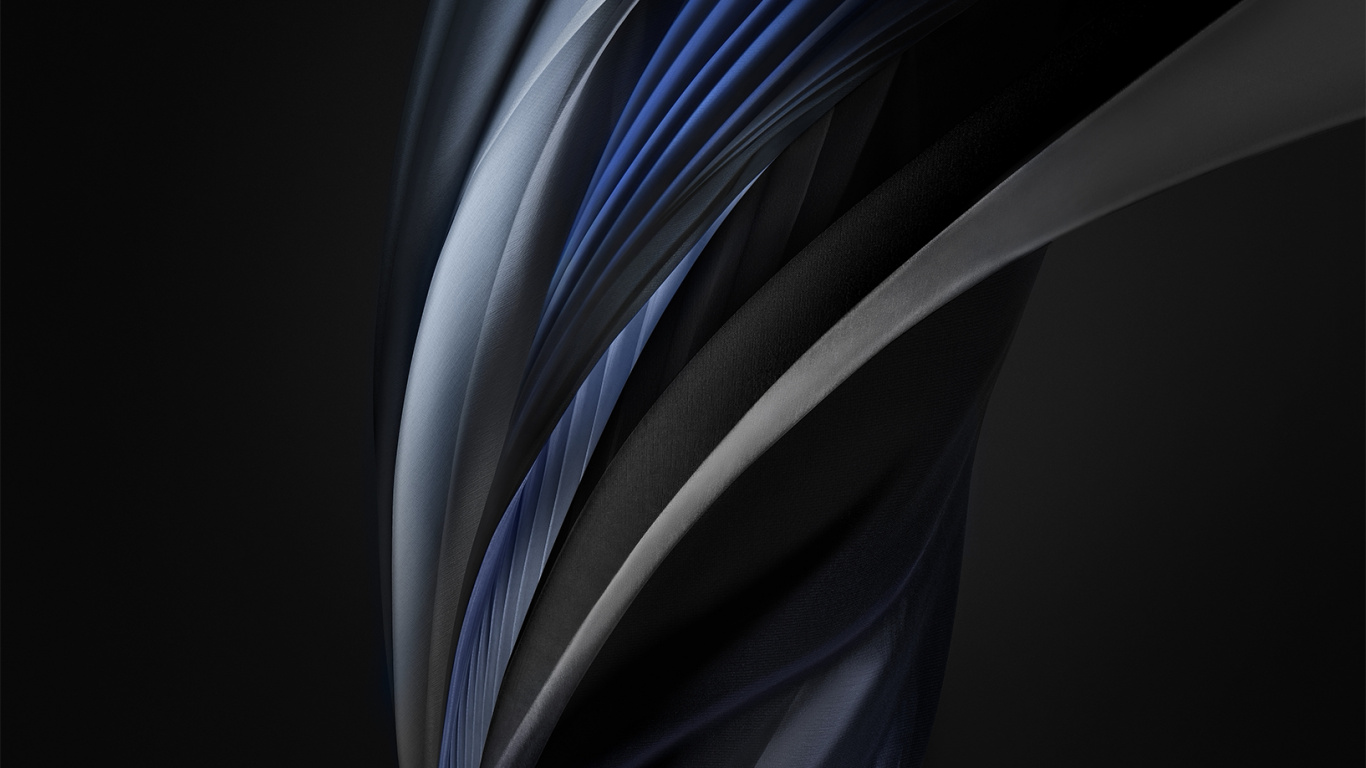 Обои яблоко, ios, смартфон, темнота, черный в разрешении 1366x768