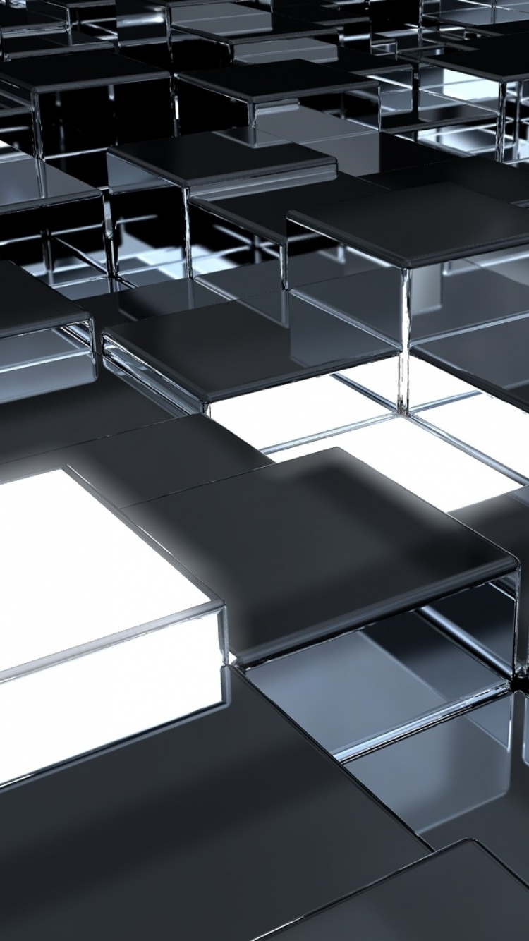 Обои куб, архитектура, таблица, дизайн, мебель в разрешении 750x1334