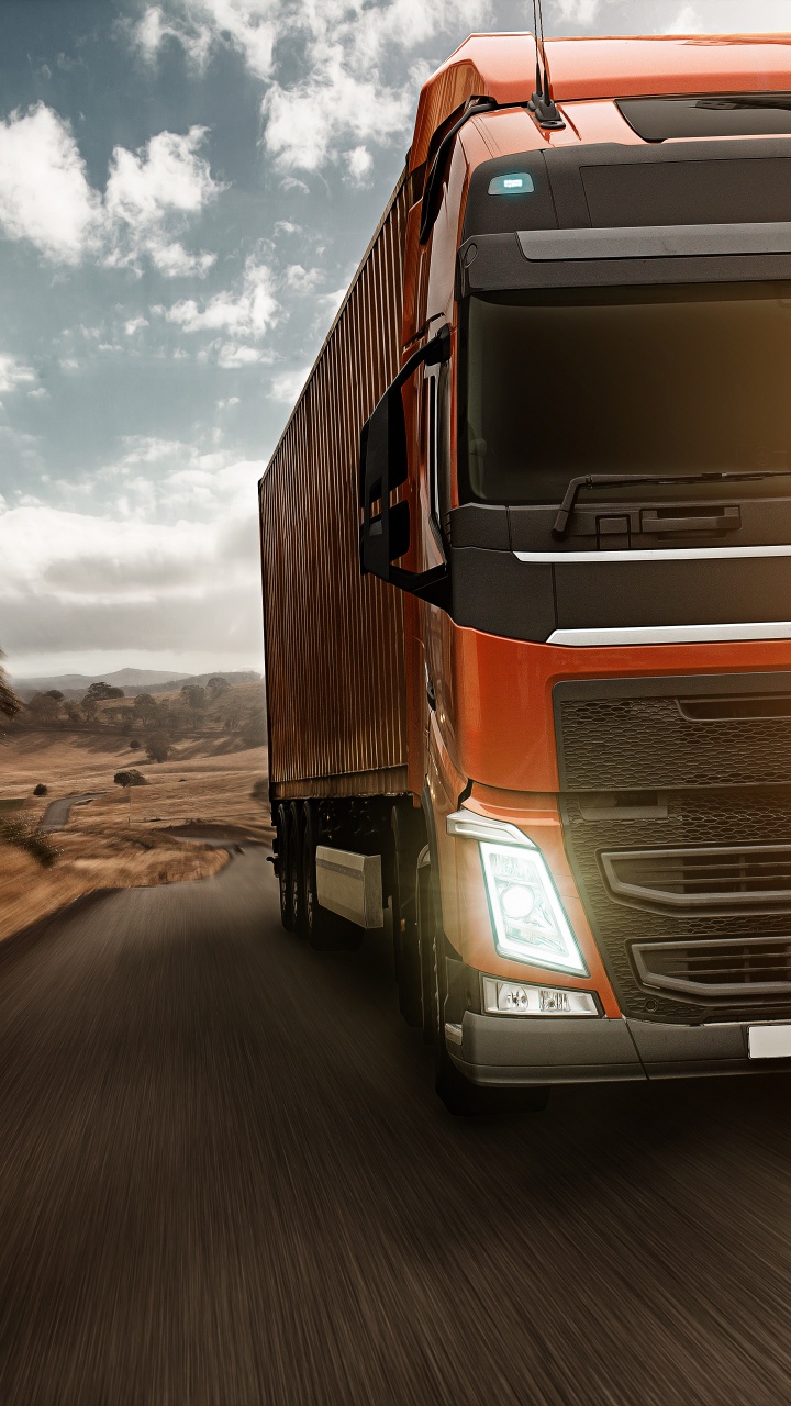 Обои грузовик, авто, транспорт, Лампа накаливания, светоизлучающий диод в разрешении 720x1280